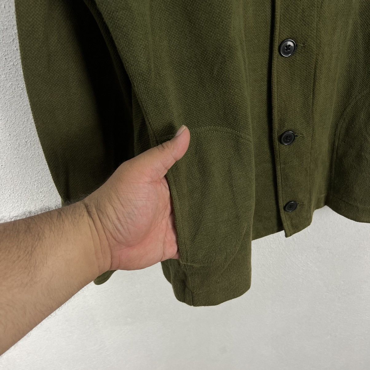 Japanese Brand VINTAGE GLOBAL WORK JAPAN HOODIE BUTTON JACKET Size US M / EU 48-50 / 2 - 4 Thumbnail
