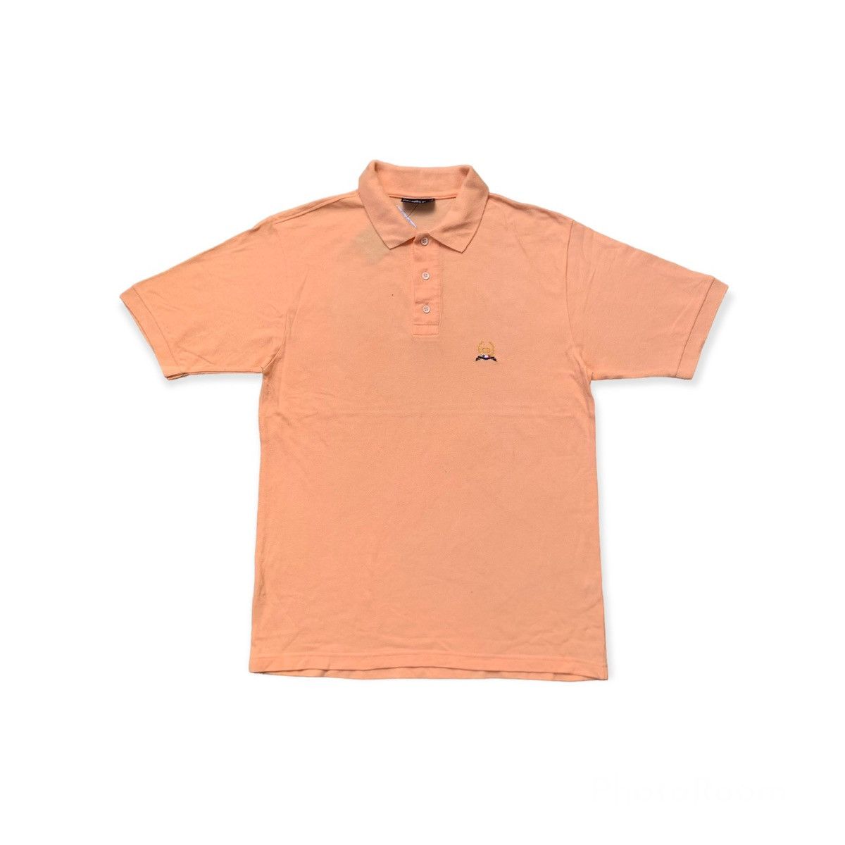 image of Vintage Christian Dior Monsieur Polo Shirt in Orange, Men's (Size Large)