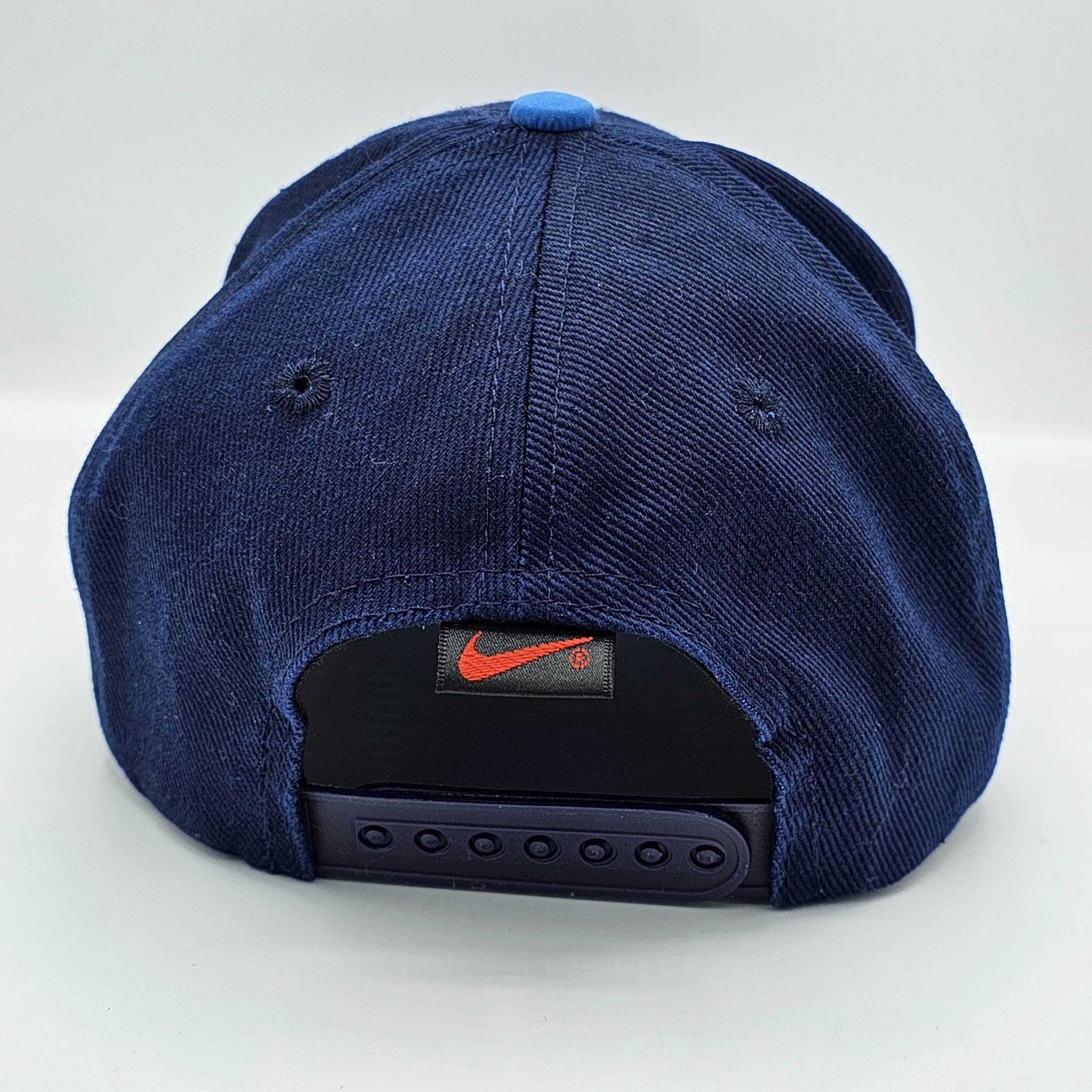 Nike × Vintage Nike Vintage 90s Blue Snapback Hat Size ONE SIZE - 4 Thumbnail