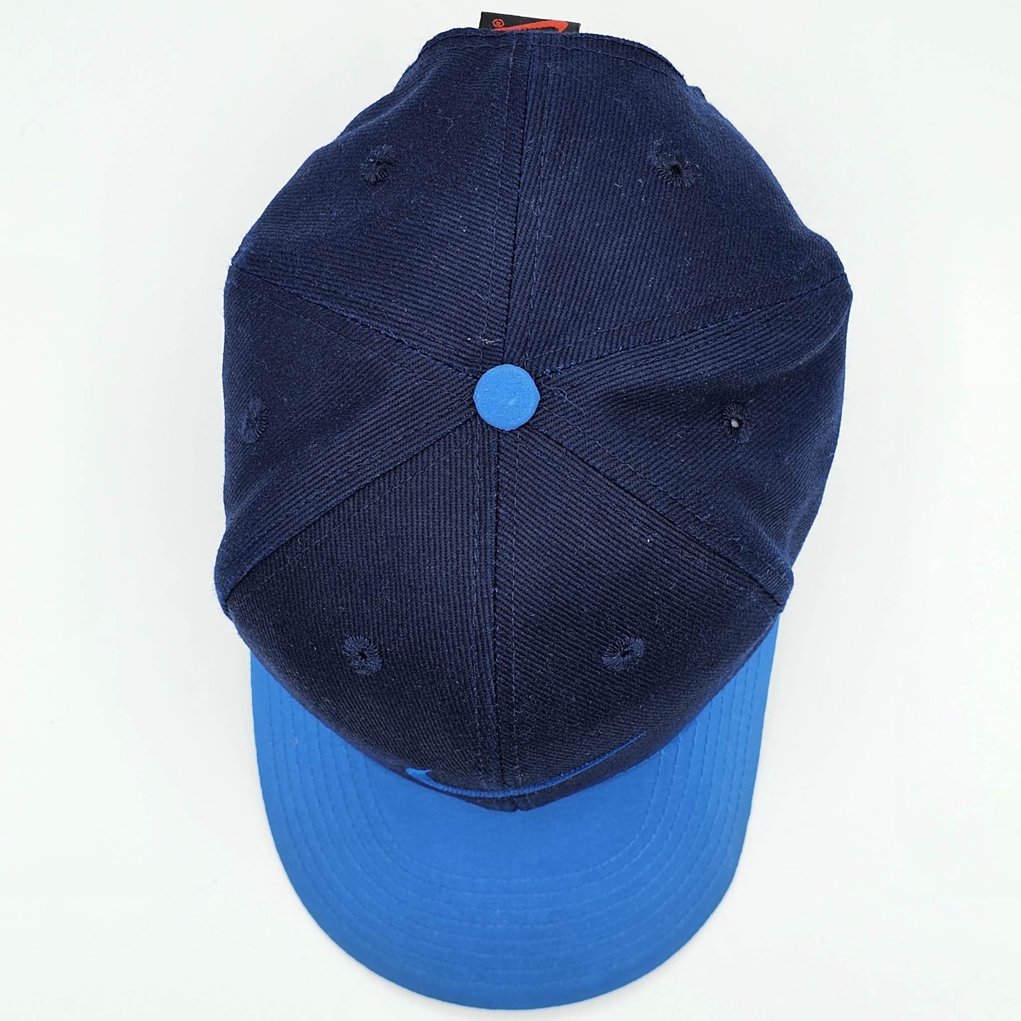 Nike × Vintage Nike Vintage 90s Blue Snapback Hat Size ONE SIZE - 2 Thumbnail
