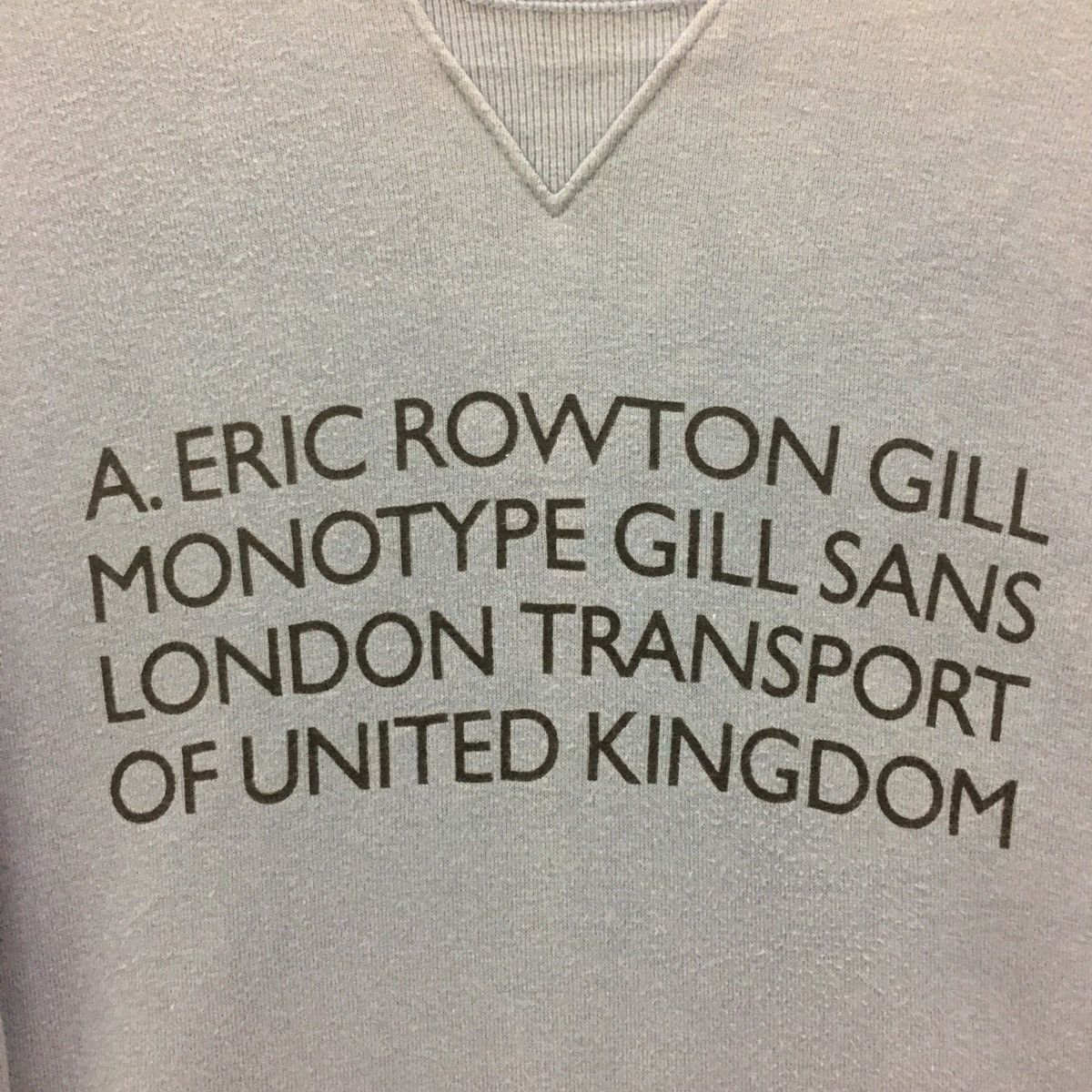 Japanese Brand × Loopwheeler × Vintage Vintage LOOPWHEELER Sweatshirt Crew Arthur Eric Rowton Gill Size US S / EU 44-46 / 1 - 3 Thumbnail