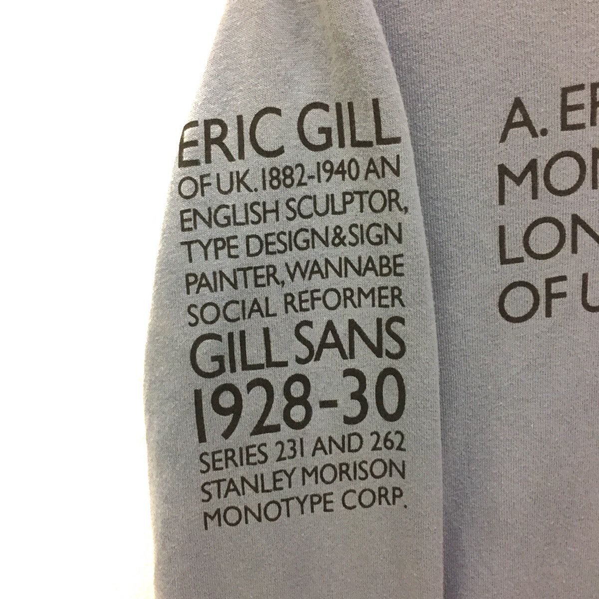 Japanese Brand × Loopwheeler × Vintage Vintage LOOPWHEELER Sweatshirt Crew Arthur Eric Rowton Gill Size US S / EU 44-46 / 1 - 6 Thumbnail