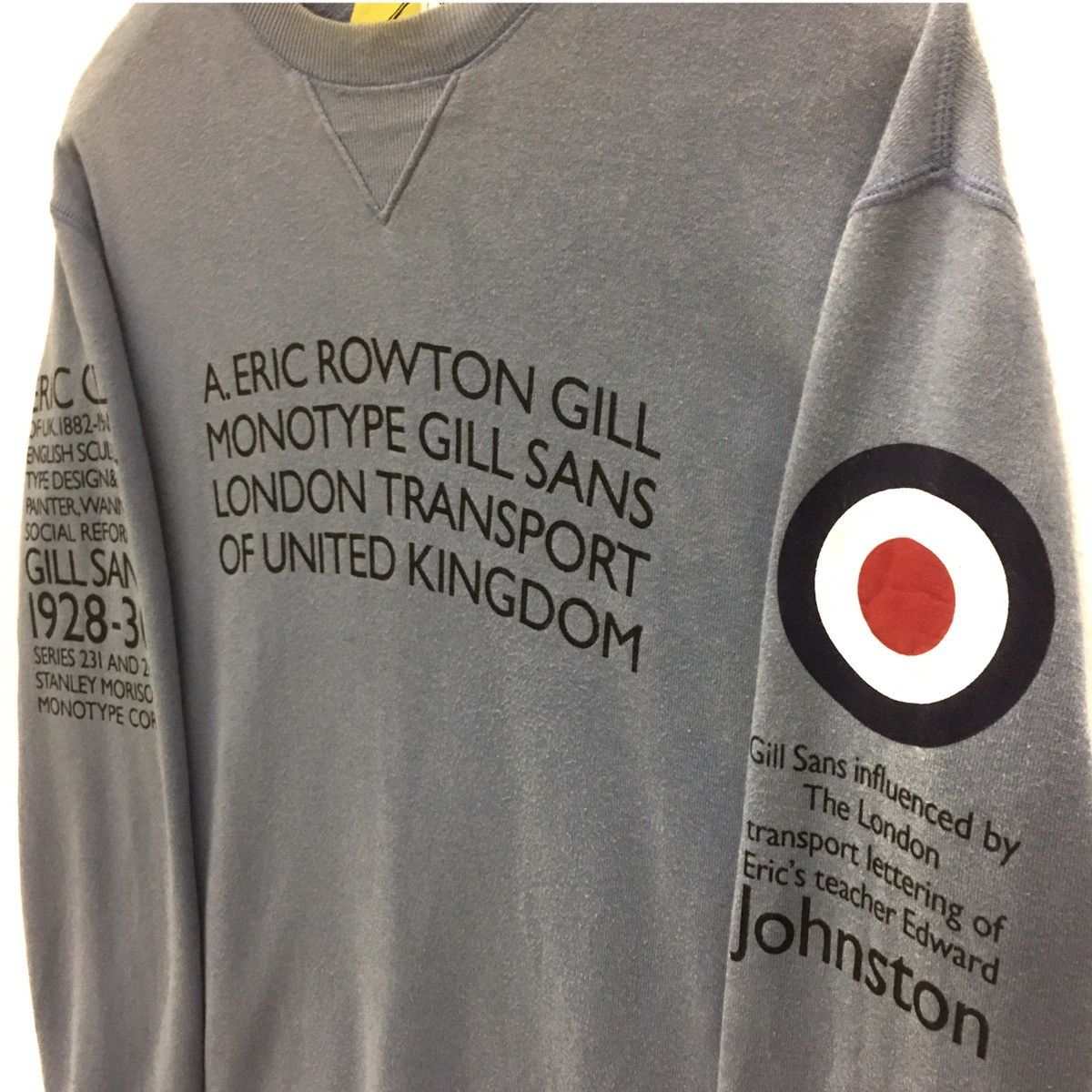 Japanese Brand × Loopwheeler × Vintage Vintage LOOPWHEELER Sweatshirt Crew Arthur Eric Rowton Gill Size US S / EU 44-46 / 1 - 4 Thumbnail