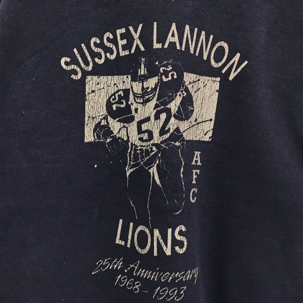 Sports Specialties × Vintage 25thAnniversary AFC Sweatshirt Spellout Sussex Lannon Lions Size US M / EU 48-50 / 2 - 3 Thumbnail