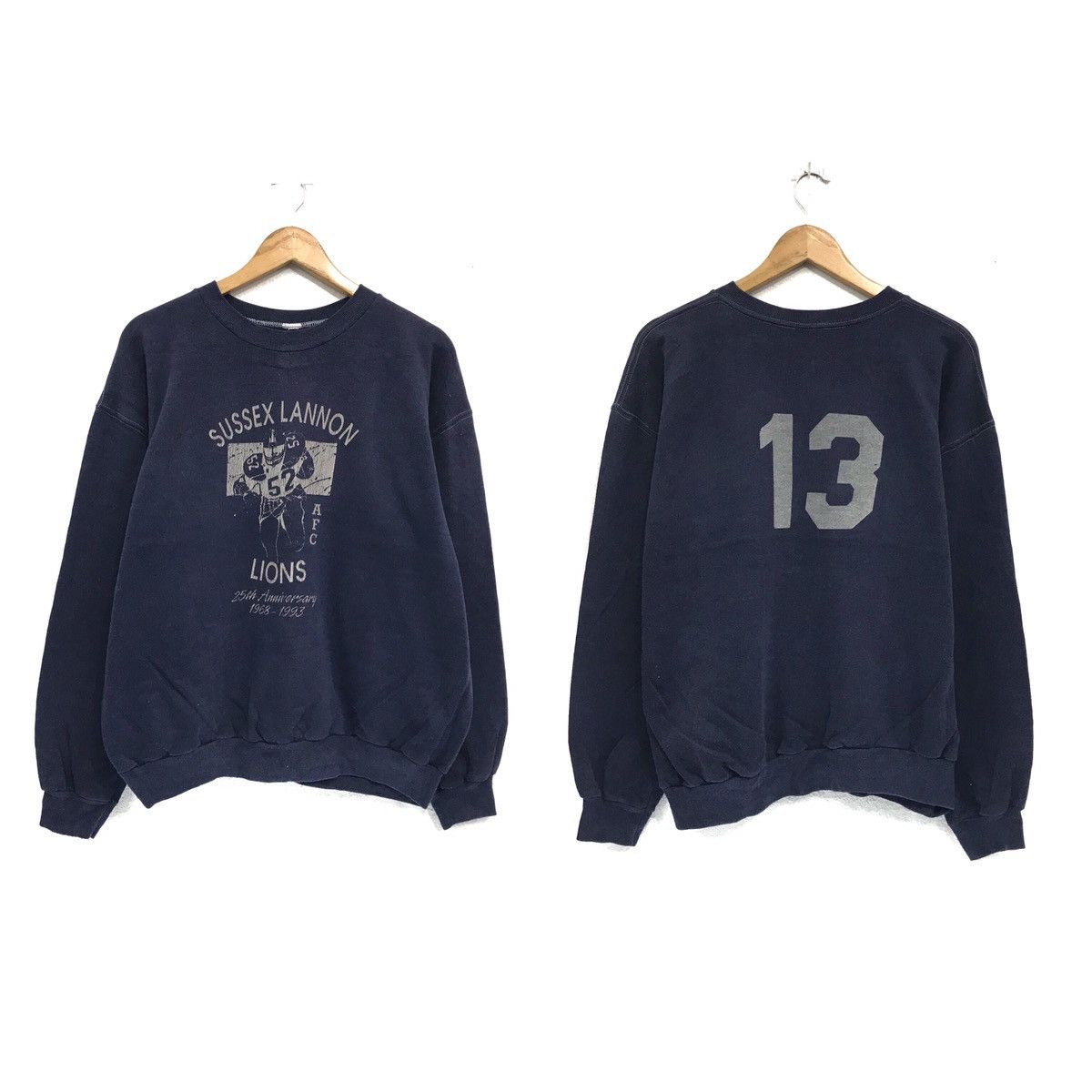Sports Specialties × Vintage 25thAnniversary AFC Sweatshirt Spellout Sussex Lannon Lions Size US M / EU 48-50 / 2 - 1 Thumbnail