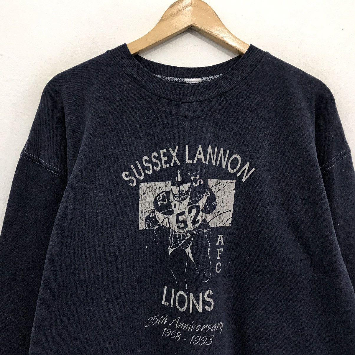 Sports Specialties × Vintage 25thAnniversary AFC Sweatshirt Spellout Sussex Lannon Lions Size US M / EU 48-50 / 2 - 4 Thumbnail