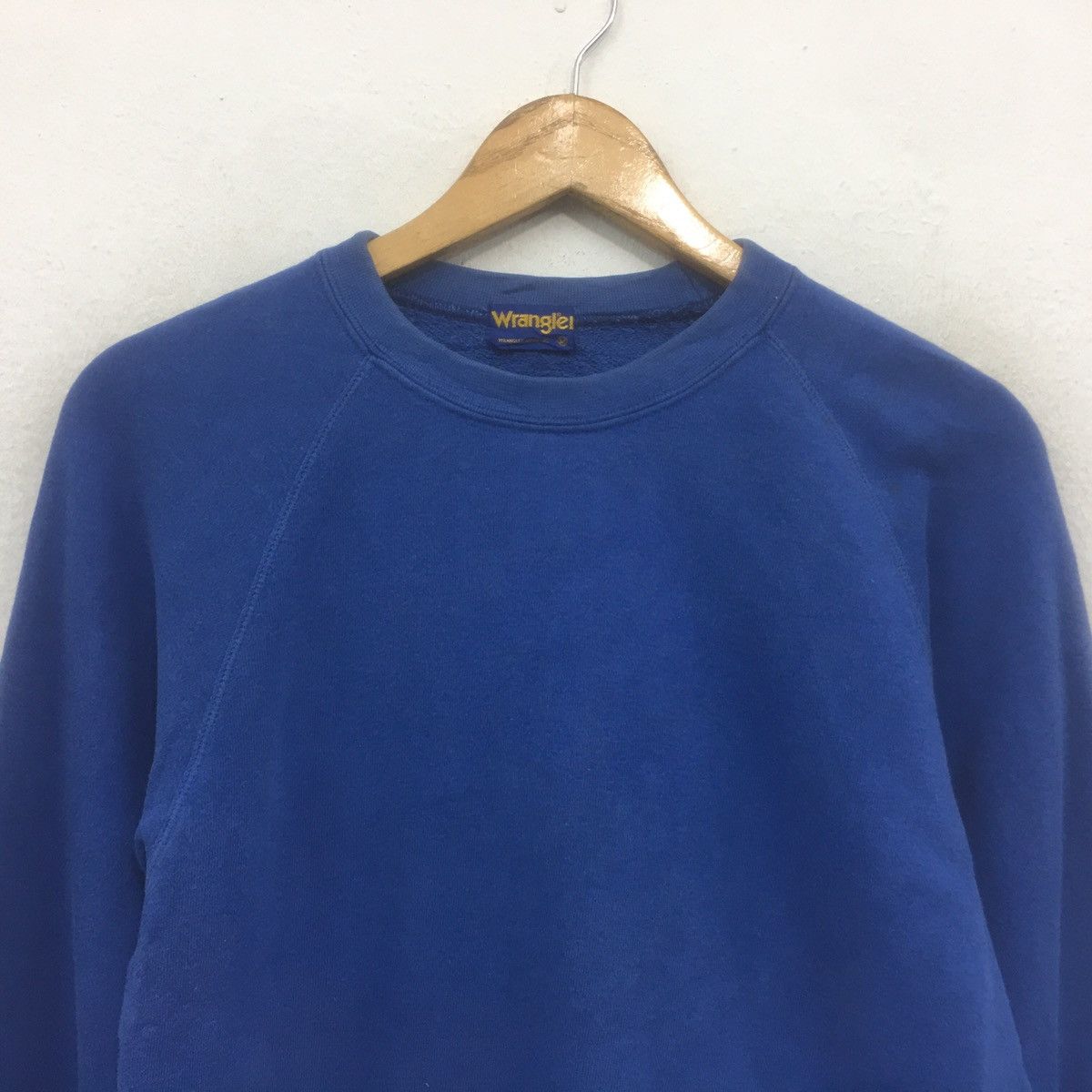 Vintage × Wrangler Vintage Wrangler Sweatshirt Crewneck Plain Wrangler Size US S / EU 44-46 / 1 - 2 Thumbnail