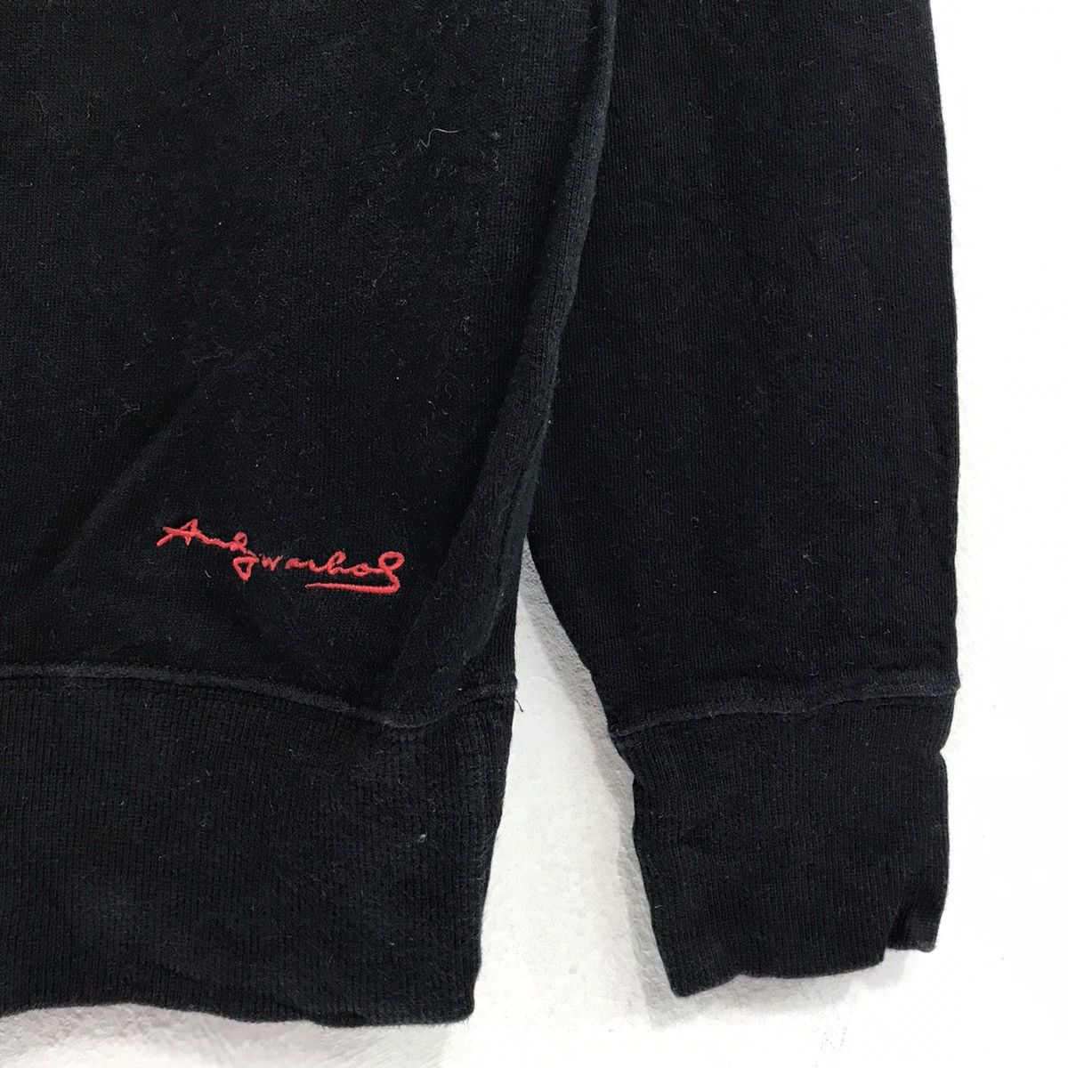 Andy Warhol × Vintage Andy Warhol Sweatshirt Crewneck Biglogo Spellout Size US S / EU 44-46 / 1 - 4 Thumbnail
