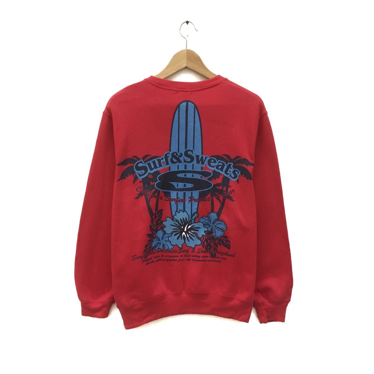 Vintage Vintage Surf & Sweats Sweatshirt Surf California Surf Size US M / EU 48-50 / 2 - 1 Thumbnail