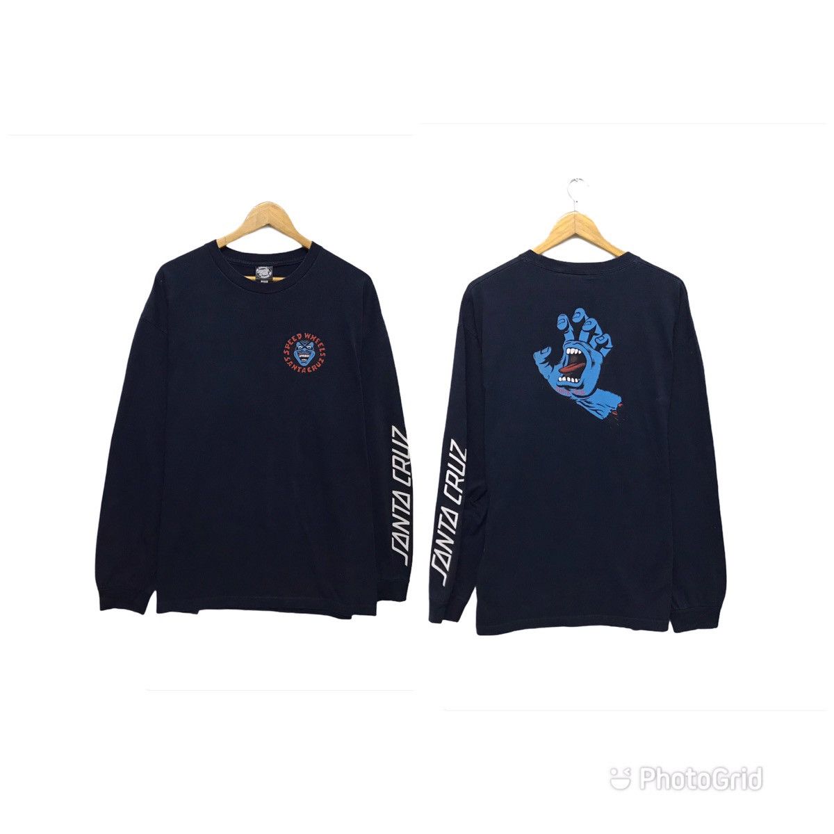 Powell Peralta × Santa Cruz Skateboards Vintage Santa Cruz Screaming Hand Crewneck Size US L / EU 52-54 / 3 - 1 Thumbnail
