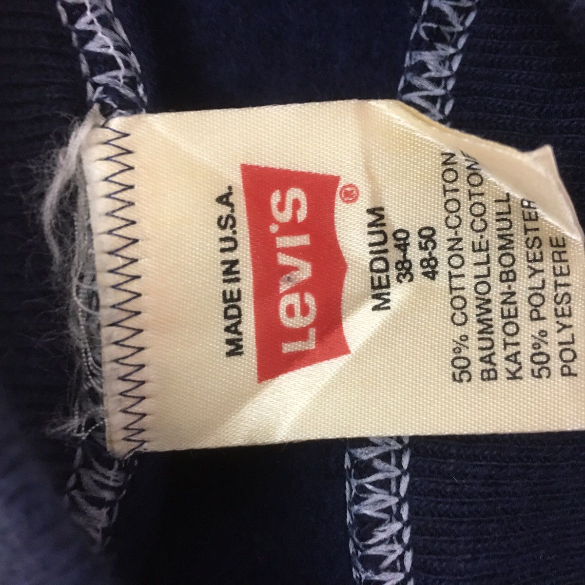 Levi's × Levi's Vintage Clothing × Vintage Vintage Levis Sweatshirt Spellout Levis Kora Pullover Size US M / EU 48-50 / 2 - 9 Thumbnail