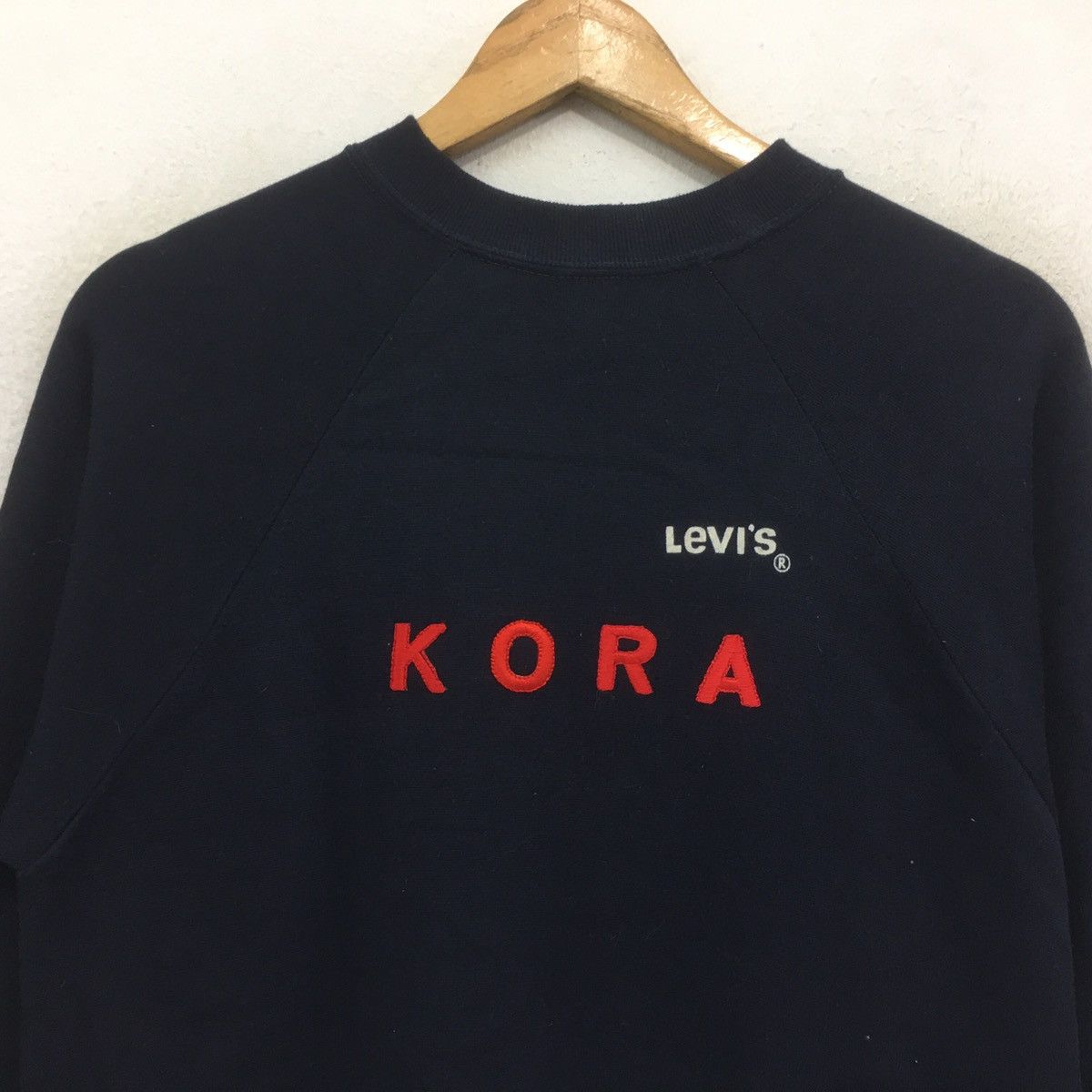 Levi's × Levi's Vintage Clothing × Vintage Vintage Levis Sweatshirt Spellout Levis Kora Pullover Size US M / EU 48-50 / 2 - 5 Thumbnail