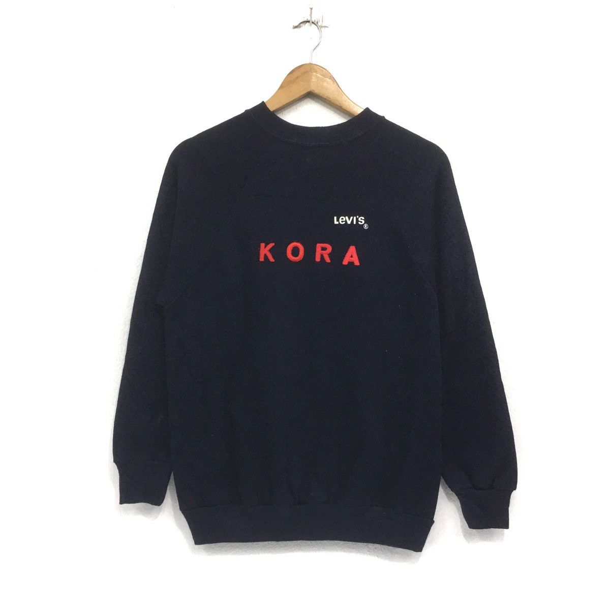 Levi's × Levi's Vintage Clothing × Vintage Vintage Levis Sweatshirt Spellout Levis Kora Pullover Size US M / EU 48-50 / 2 - 1 Thumbnail