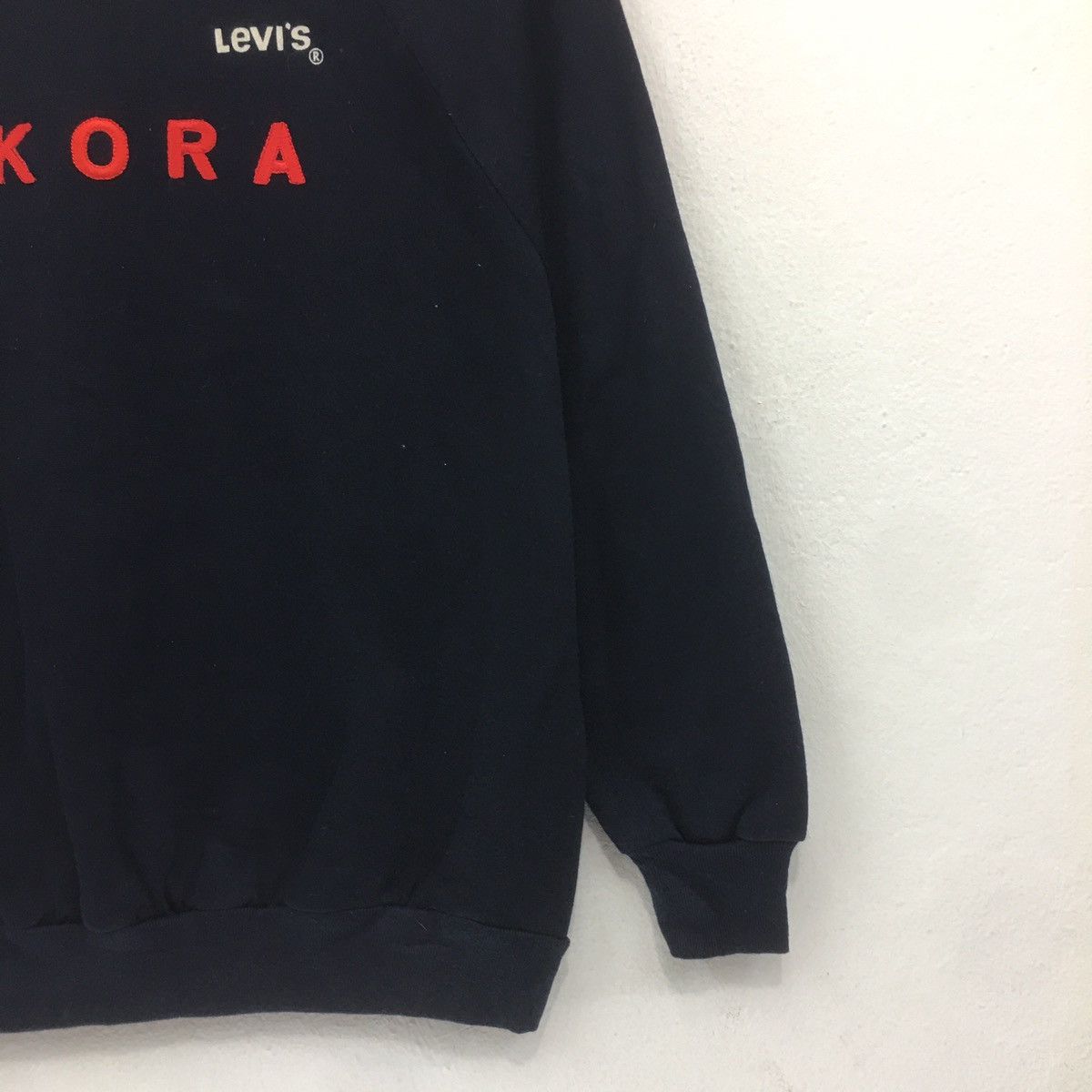 Levi's × Levi's Vintage Clothing × Vintage Vintage Levis Sweatshirt Spellout Levis Kora Pullover Size US M / EU 48-50 / 2 - 7 Thumbnail