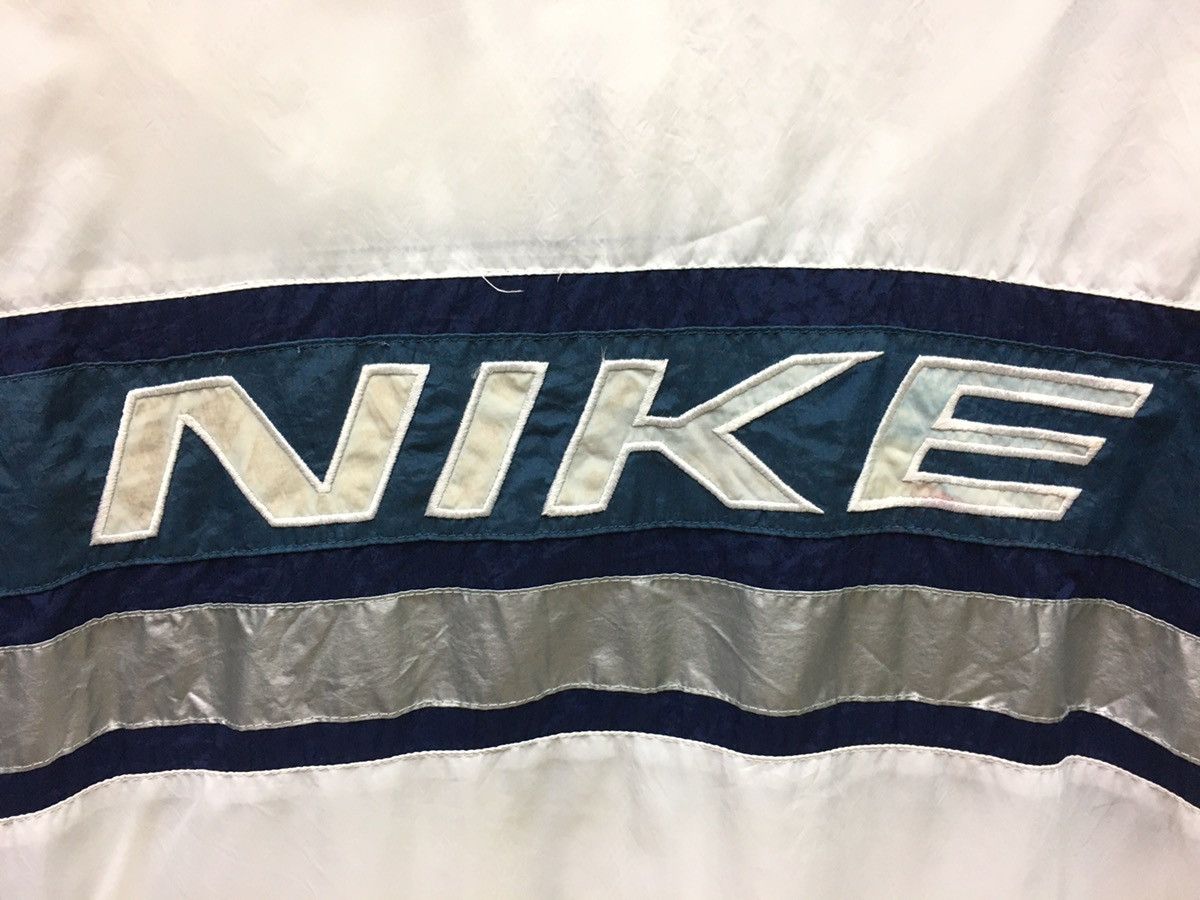 Nike × Vintage Vintage 90s Nike big logo Spellout jacket Size US XL / EU 56 / 4 - 5 Thumbnail