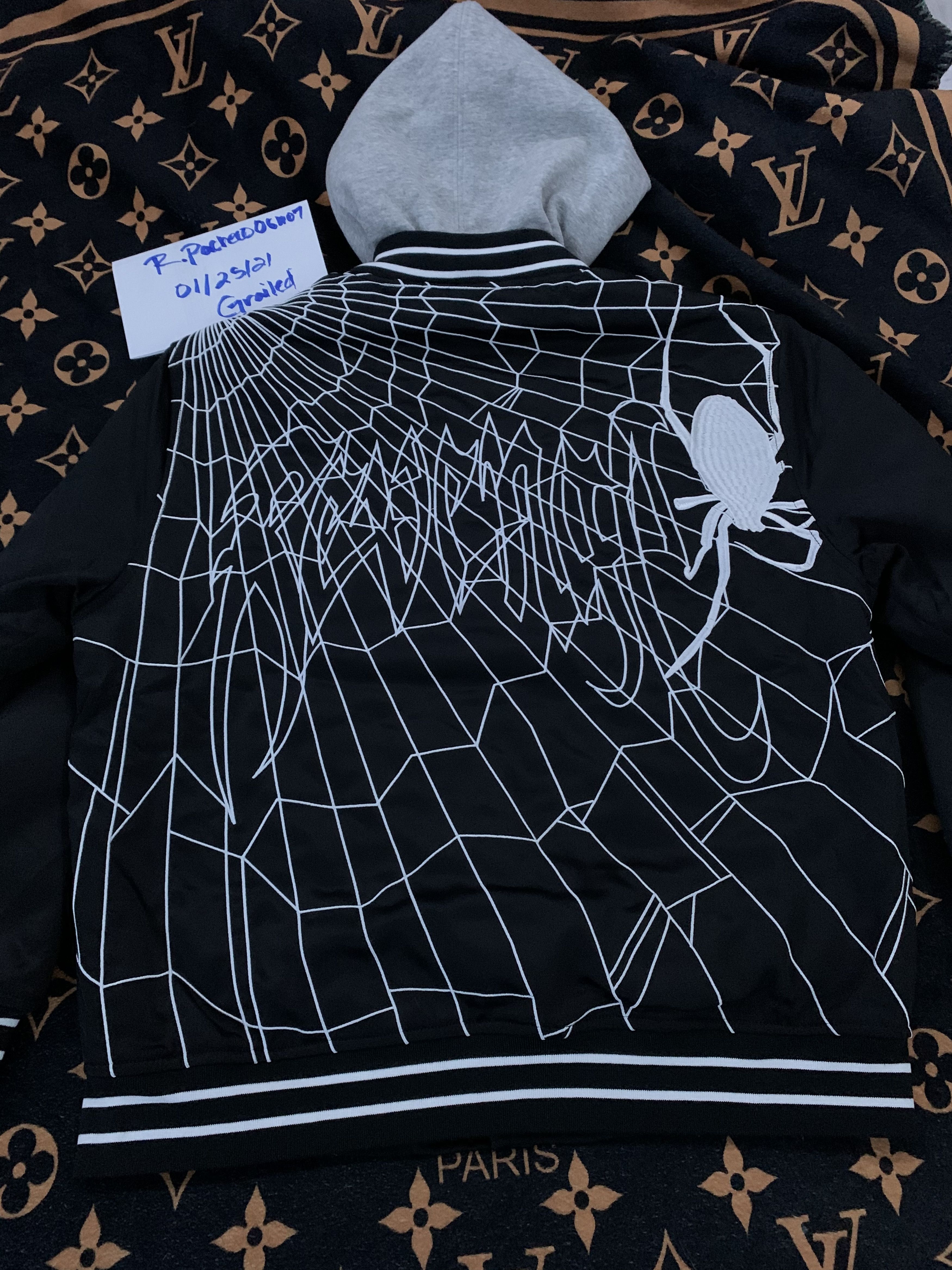 Revenge Revenge Black Spider Bomber Jacket Size US S / EU 44-46 / 1 - 1 Thumbnail