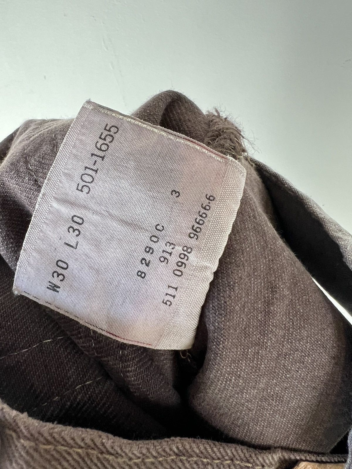 Levi's × Vintage Vintage Brown Levis 501 Jeans Made in USA Size US 28 / EU 44 - 5 Thumbnail