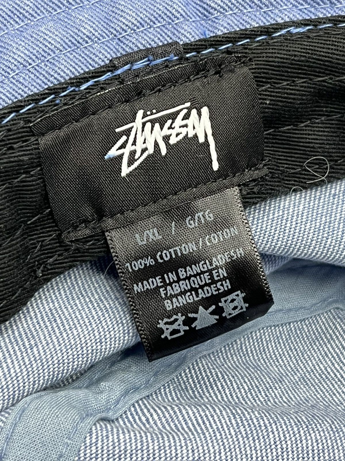 Stussy × Vintage Vintage STUSSY Embroidery Logo Bucket Hat Size ONE SIZE - 9 Thumbnail