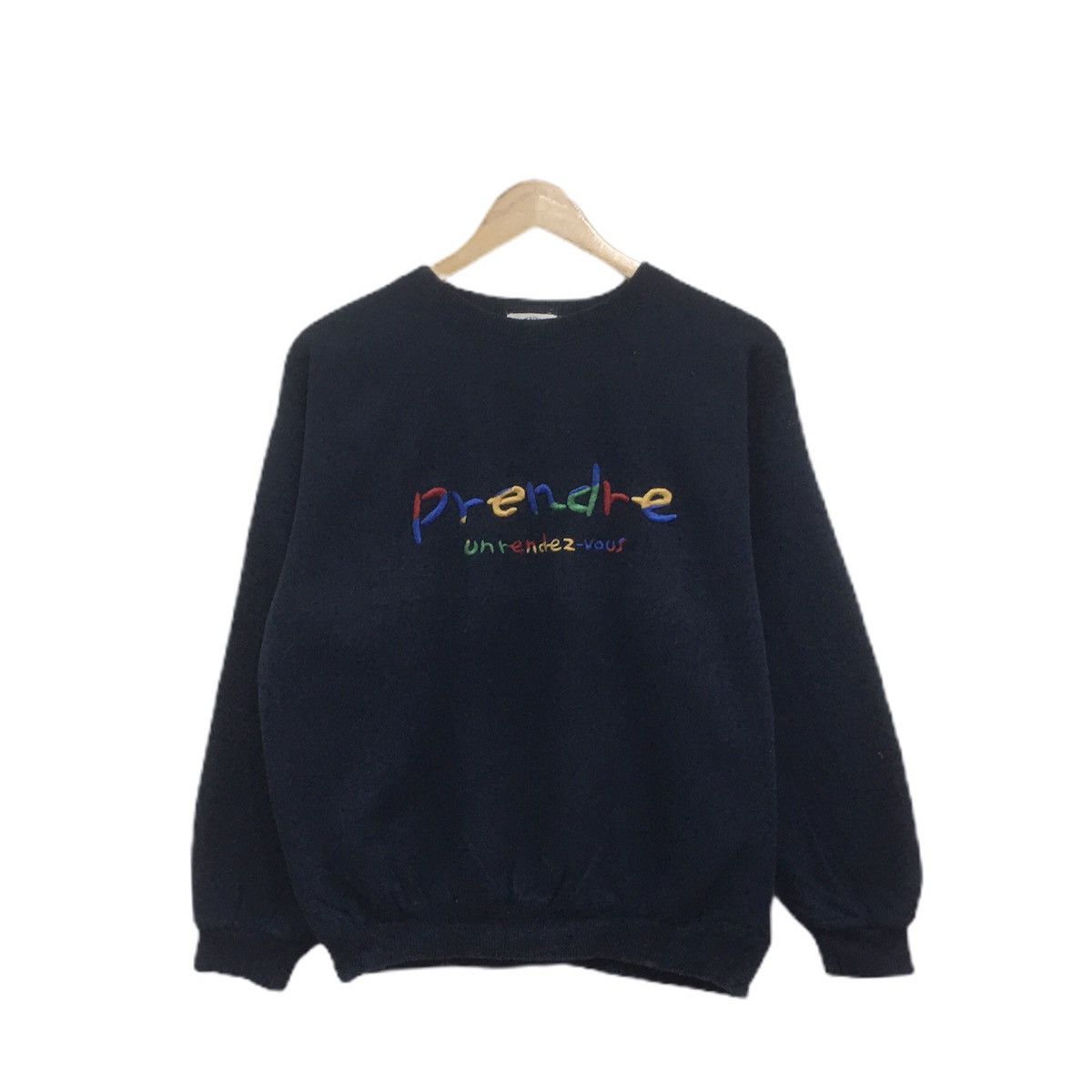 Japanese Brand Art Stadium CP Sweatshirt Crewneck Biglogo Spellout PRENDRE Size US M / EU 48-50 / 2 - 1 Thumbnail
