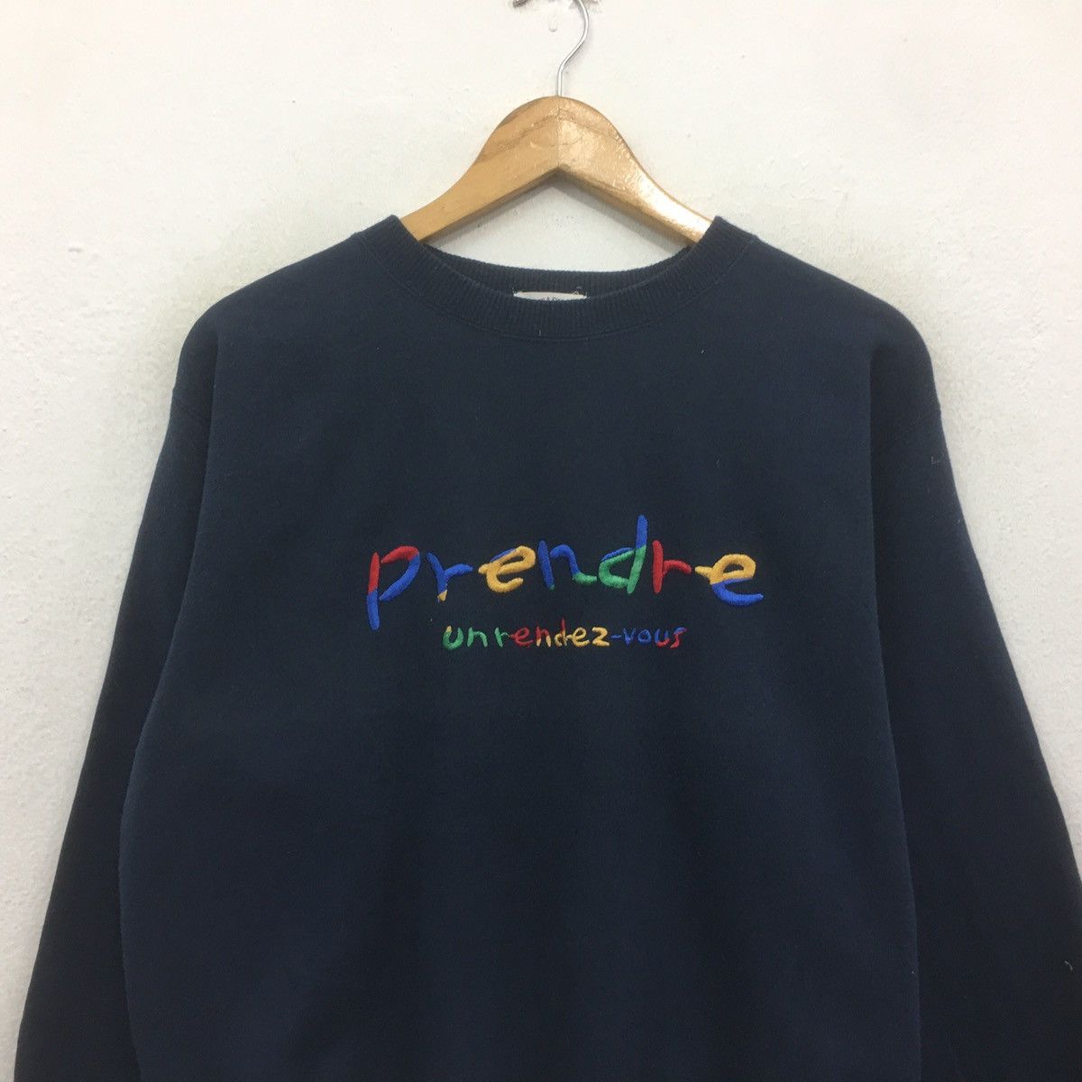 Japanese Brand Art Stadium CP Sweatshirt Crewneck Biglogo Spellout PRENDRE Size US M / EU 48-50 / 2 - 4 Thumbnail