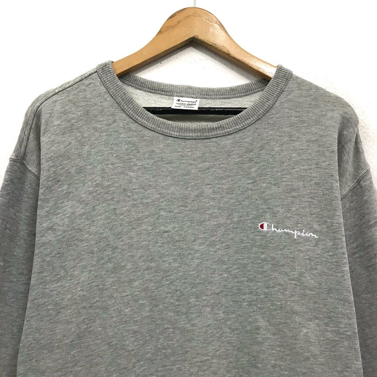 Champion × Vintage Vintage Champion Sweatshirt Biglogo Spellout Size US L / EU 52-54 / 3 - 2 Thumbnail