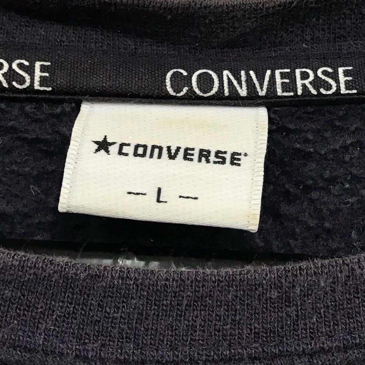 Converse × Vintage Vintage Converse All Star Sweatshirt Biglogo Embroidery Size US M / EU 48-50 / 2 - 6 Thumbnail