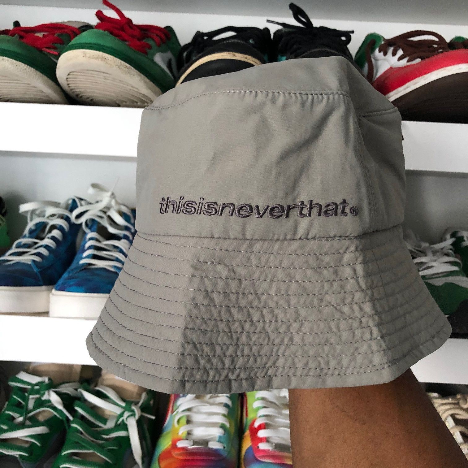 thisisneverthat THISISNEVERTHAT Supplex Long Bill Bucket Hat Size ONE SIZE - 1 Thumbnail