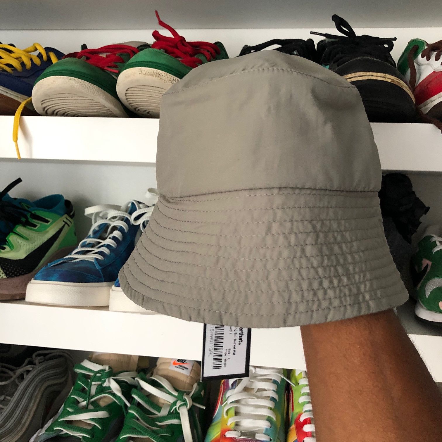 thisisneverthat THISISNEVERTHAT Supplex Long Bill Bucket Hat Size ONE SIZE - 2 Thumbnail
