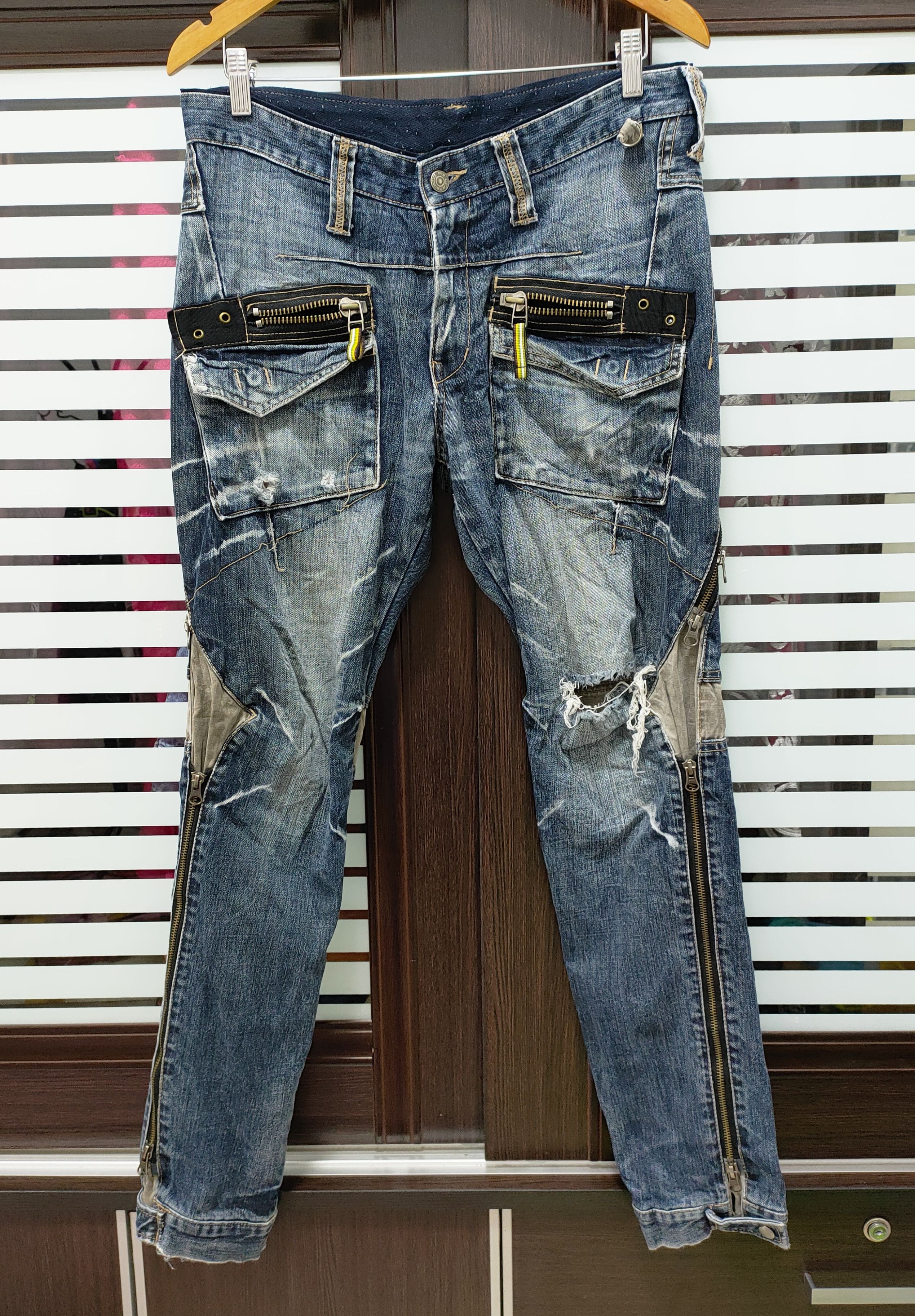 PPFM 🔥Flared🔥 PPFM Seditionaries Distressed Denim🔥 Size US 32 / EU 48 - 4 Thumbnail