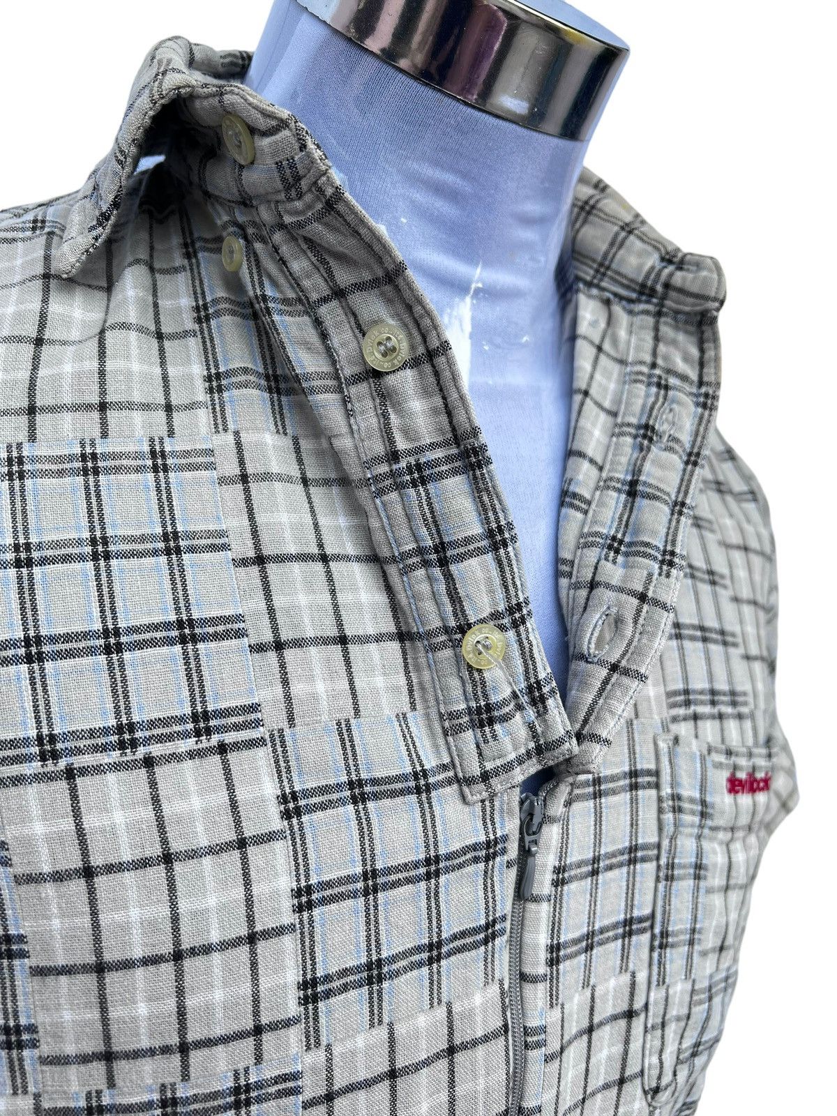 Devilock × Japanese Brand DEVILOCK PLAID SHIRT ZIPPER Size US M / EU 48-50 / 2 - 6 Thumbnail