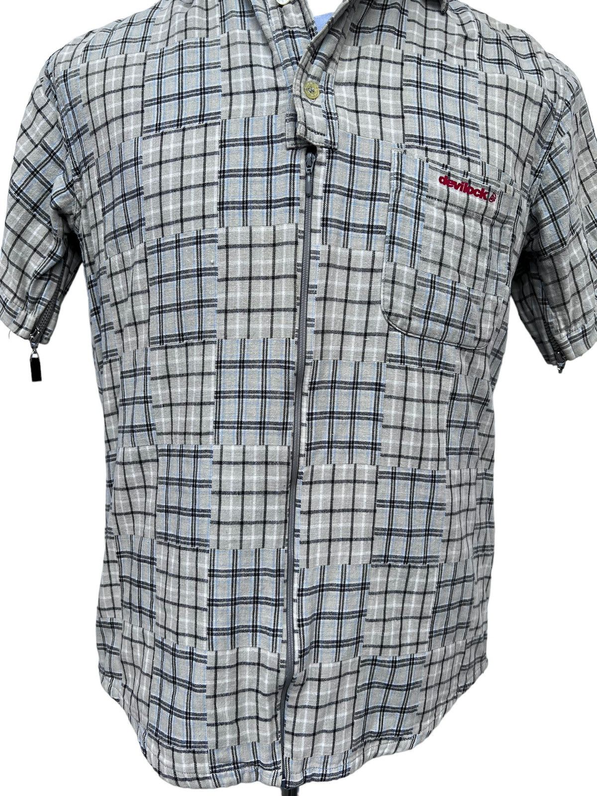 Devilock × Japanese Brand DEVILOCK PLAID SHIRT ZIPPER Size US M / EU 48-50 / 2 - 9 Thumbnail