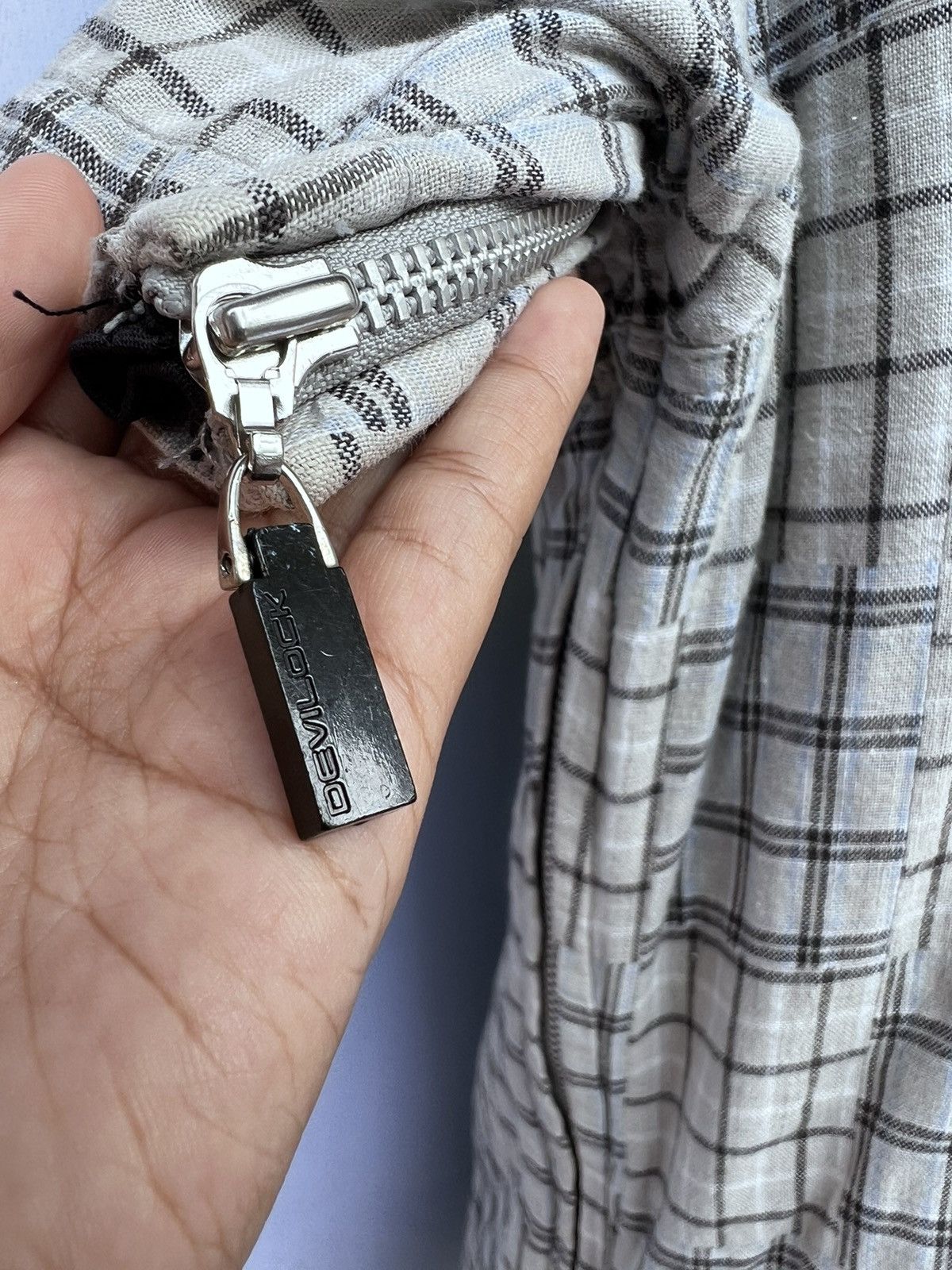 Devilock × Japanese Brand DEVILOCK PLAID SHIRT ZIPPER Size US M / EU 48-50 / 2 - 19 Thumbnail
