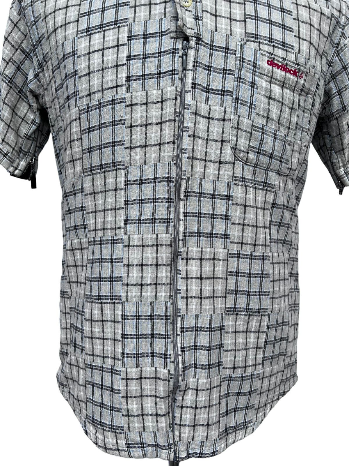Devilock × Japanese Brand DEVILOCK PLAID SHIRT ZIPPER Size US M / EU 48-50 / 2 - 10 Thumbnail