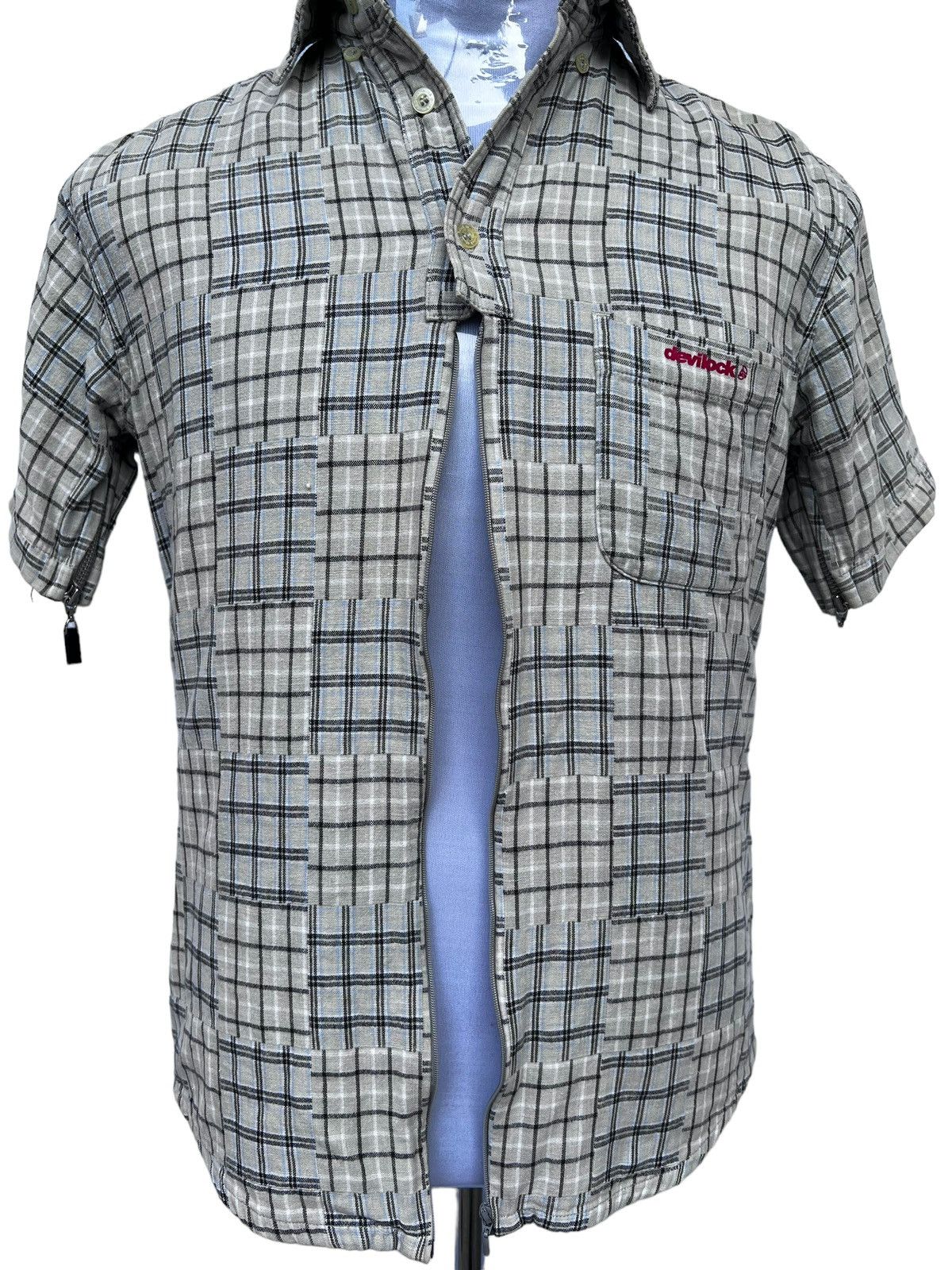 Devilock × Japanese Brand DEVILOCK PLAID SHIRT ZIPPER Size US M / EU 48-50 / 2 - 7 Thumbnail