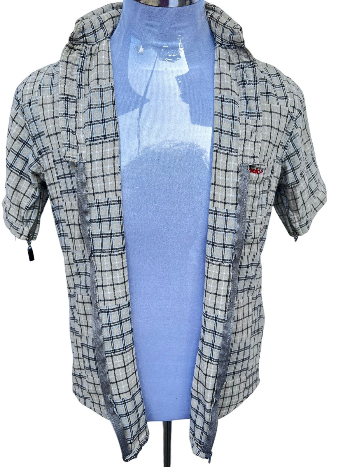 Devilock × Japanese Brand DEVILOCK PLAID SHIRT ZIPPER Size US M / EU 48-50 / 2 - 8 Thumbnail