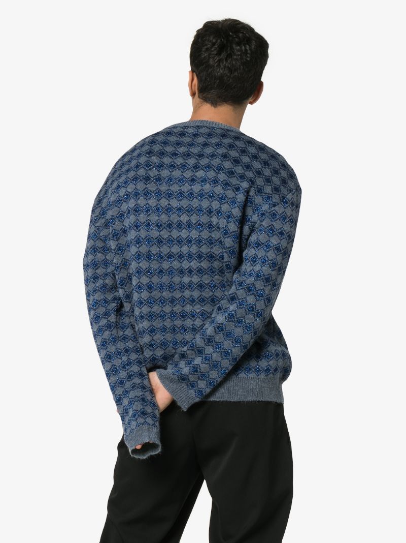 Raf Simons Raf Simons Hole Detail Knitted Jumpe Size US L / EU 52-54 / 3 - 2 Thumbnail
