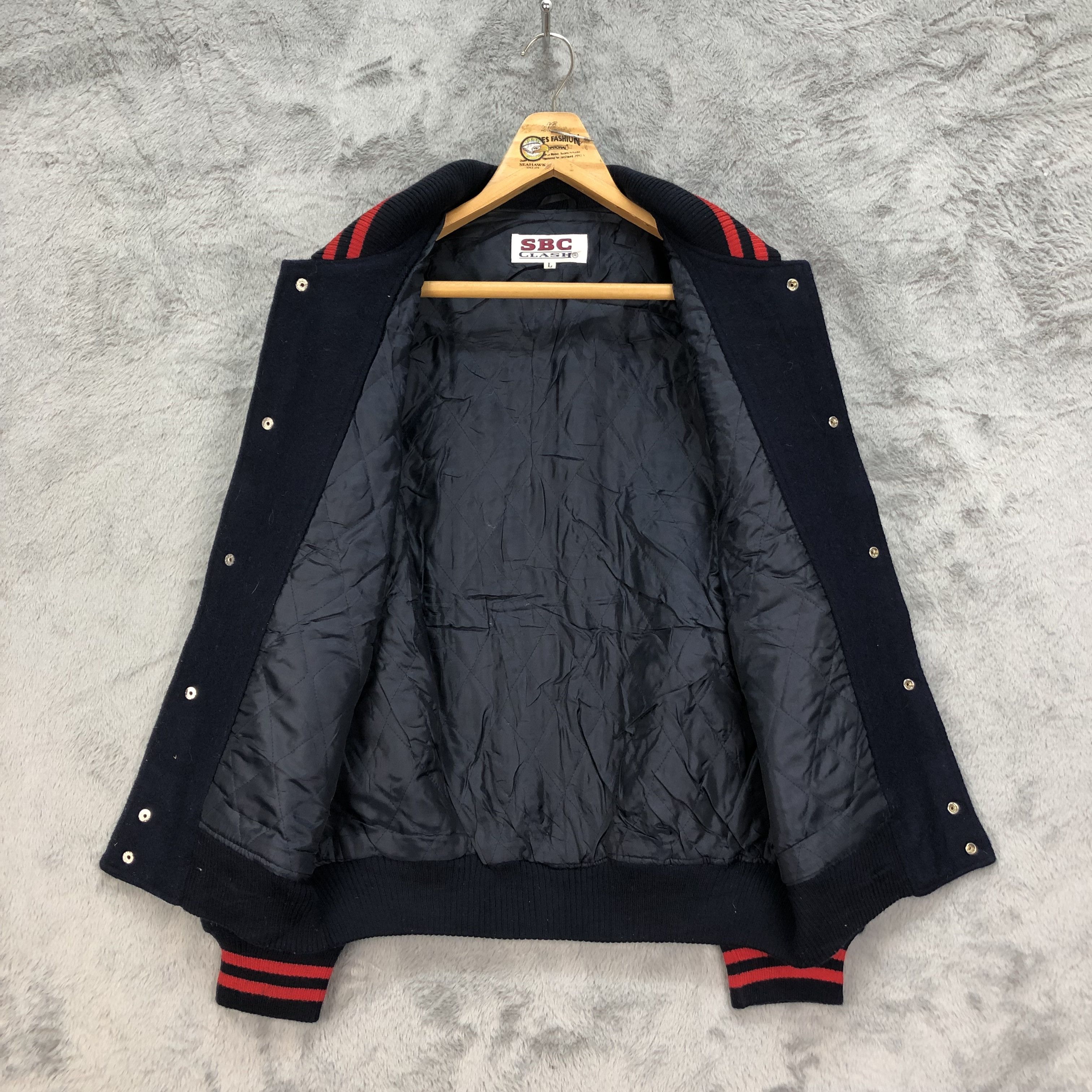 Other SBC CLASH Made in Japan Varsity Jacket #4912-27 Size US L / EU 52-54 / 3 - 7 Thumbnail