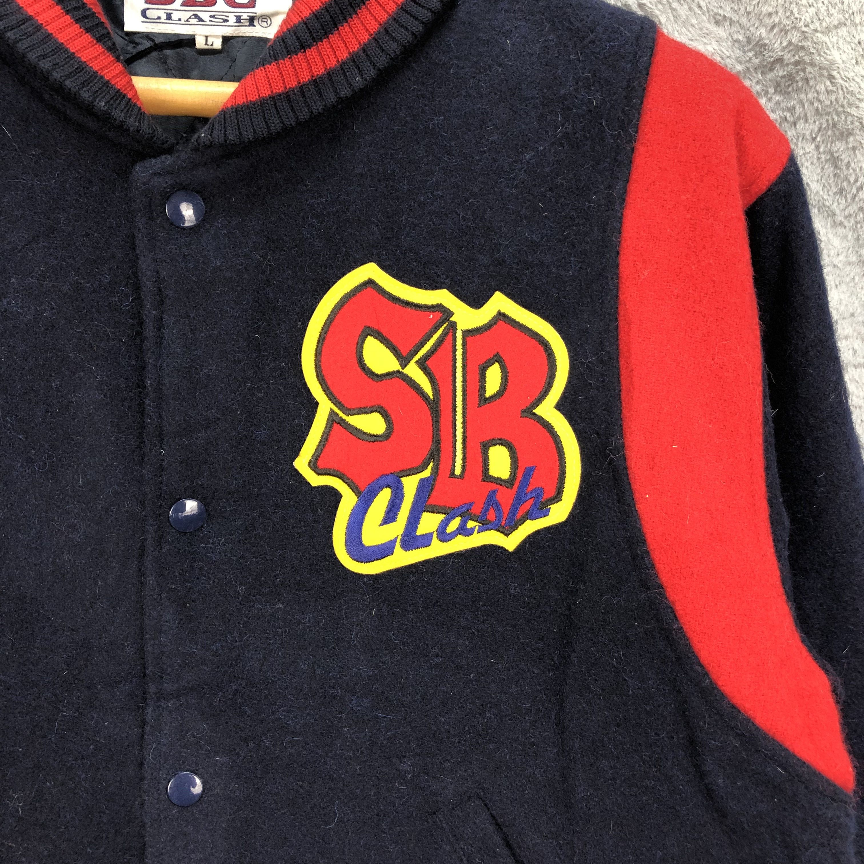 Other SBC CLASH Made in Japan Varsity Jacket #4912-27 Size US L / EU 52-54 / 3 - 3 Thumbnail