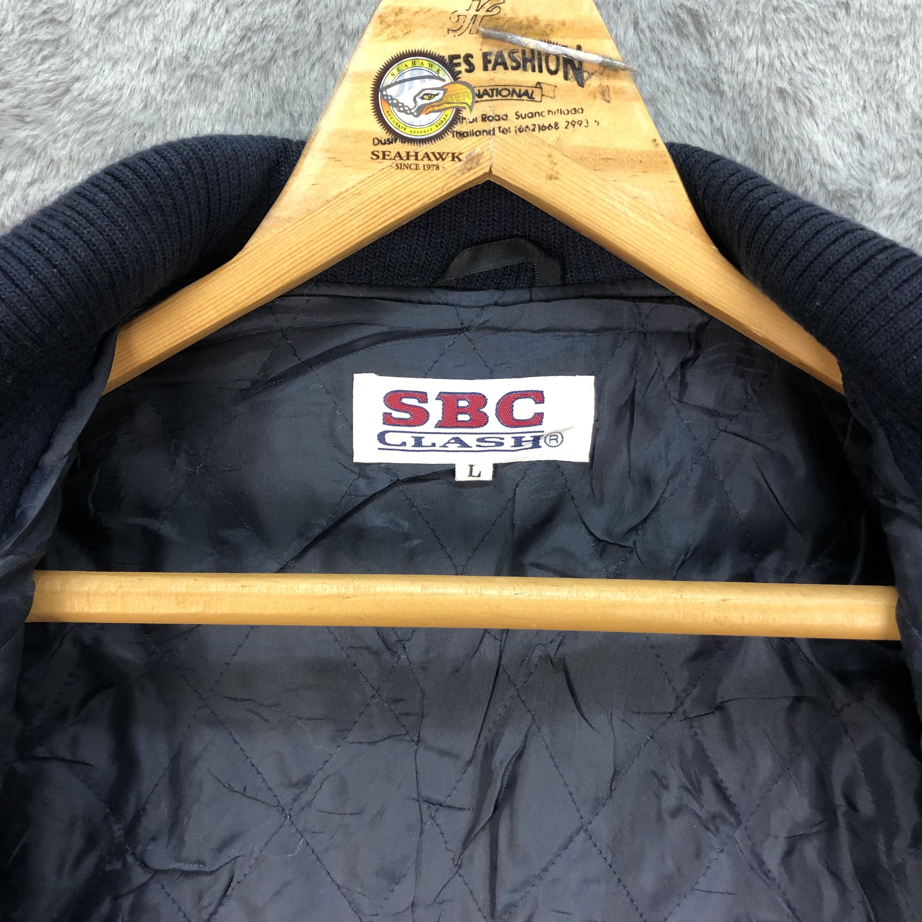 Other SBC CLASH Made in Japan Varsity Jacket #4912-27 Size US L / EU 52-54 / 3 - 8 Thumbnail