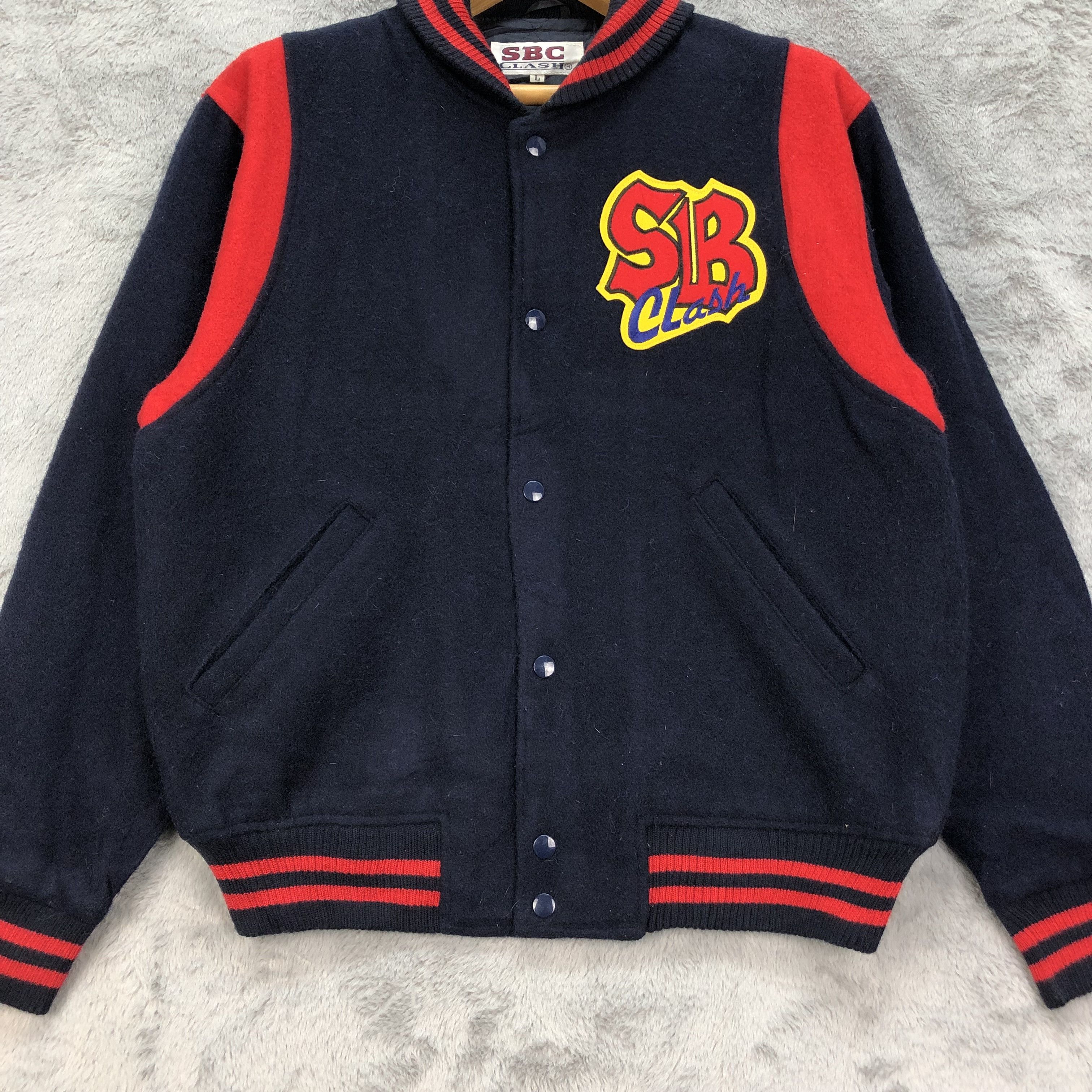 Other SBC CLASH Made in Japan Varsity Jacket #4912-27 Size US L / EU 52-54 / 3 - 4 Thumbnail