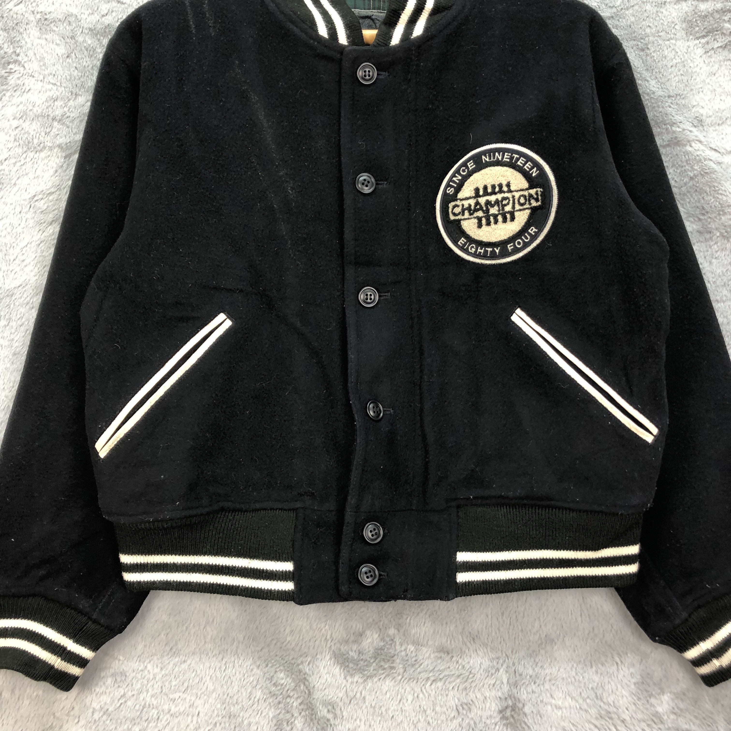 BIGI JUST BIGI Lambs Wool Varsity Jacket #4915-27 Size US M / EU 48-50 / 2 - 6 Thumbnail