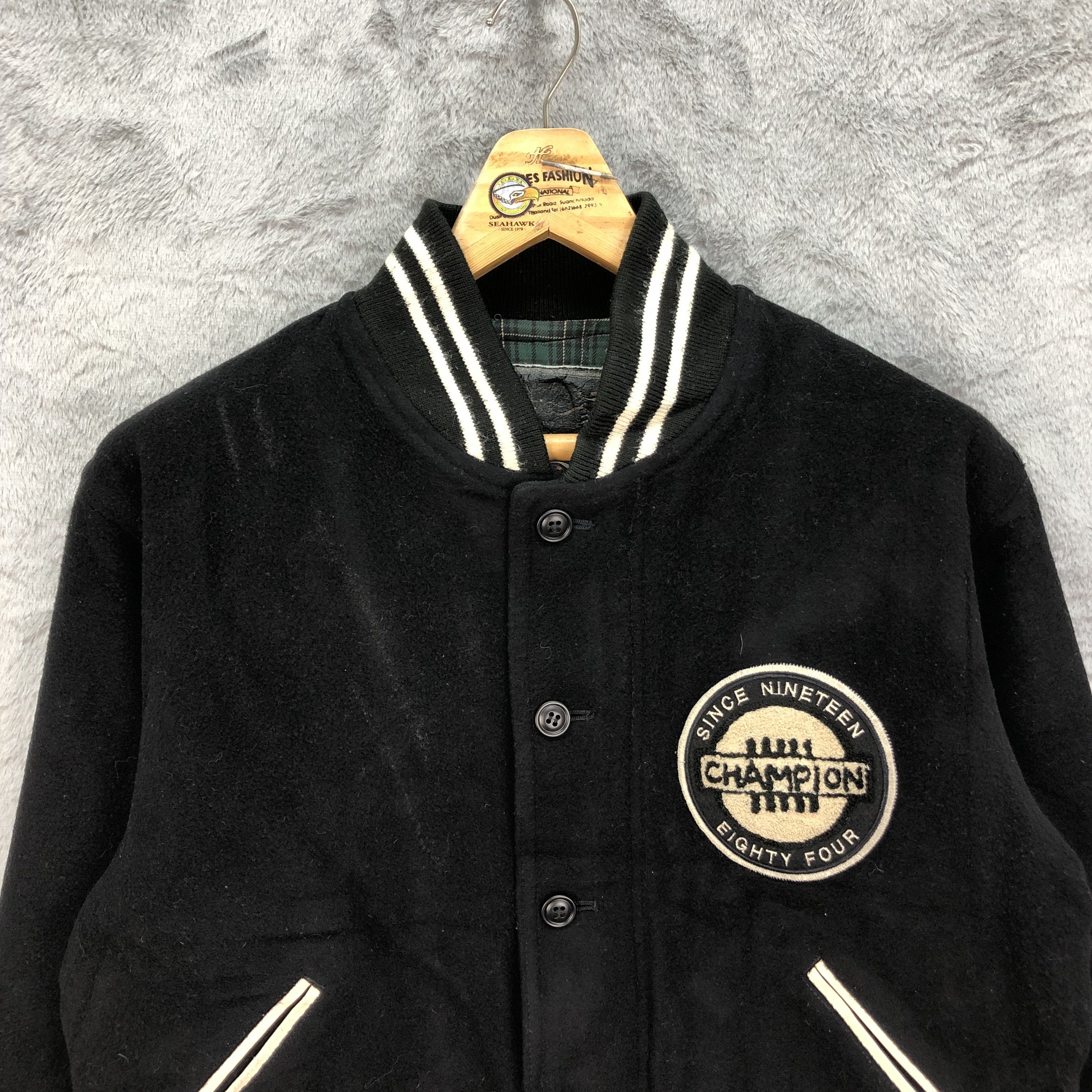 BIGI JUST BIGI Lambs Wool Varsity Jacket #4915-27 Size US M / EU 48-50 / 2 - 4 Thumbnail
