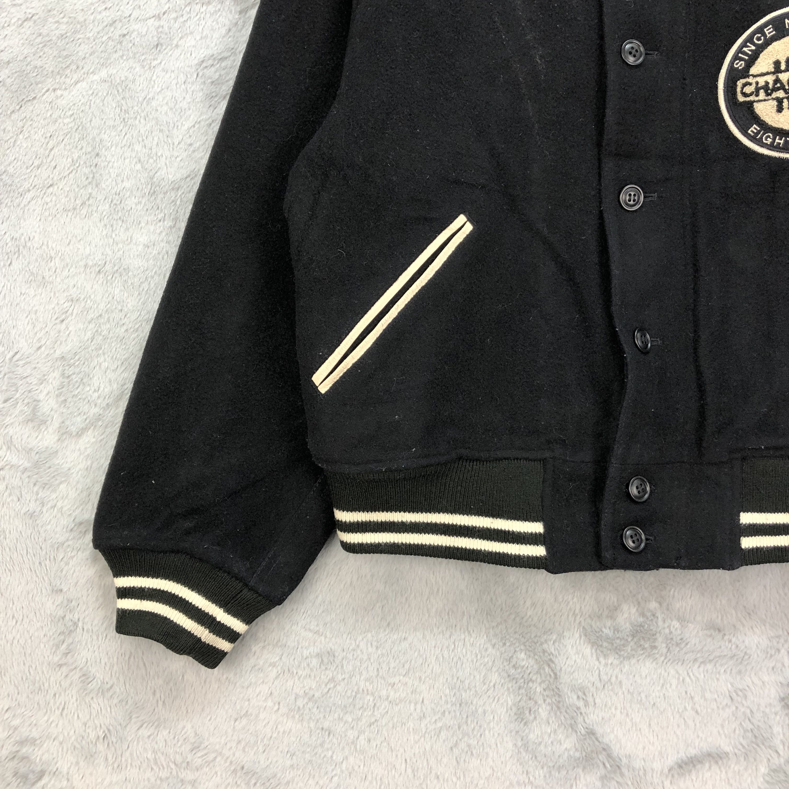 BIGI JUST BIGI Lambs Wool Varsity Jacket #4915-27 Size US M / EU 48-50 / 2 - 7 Thumbnail