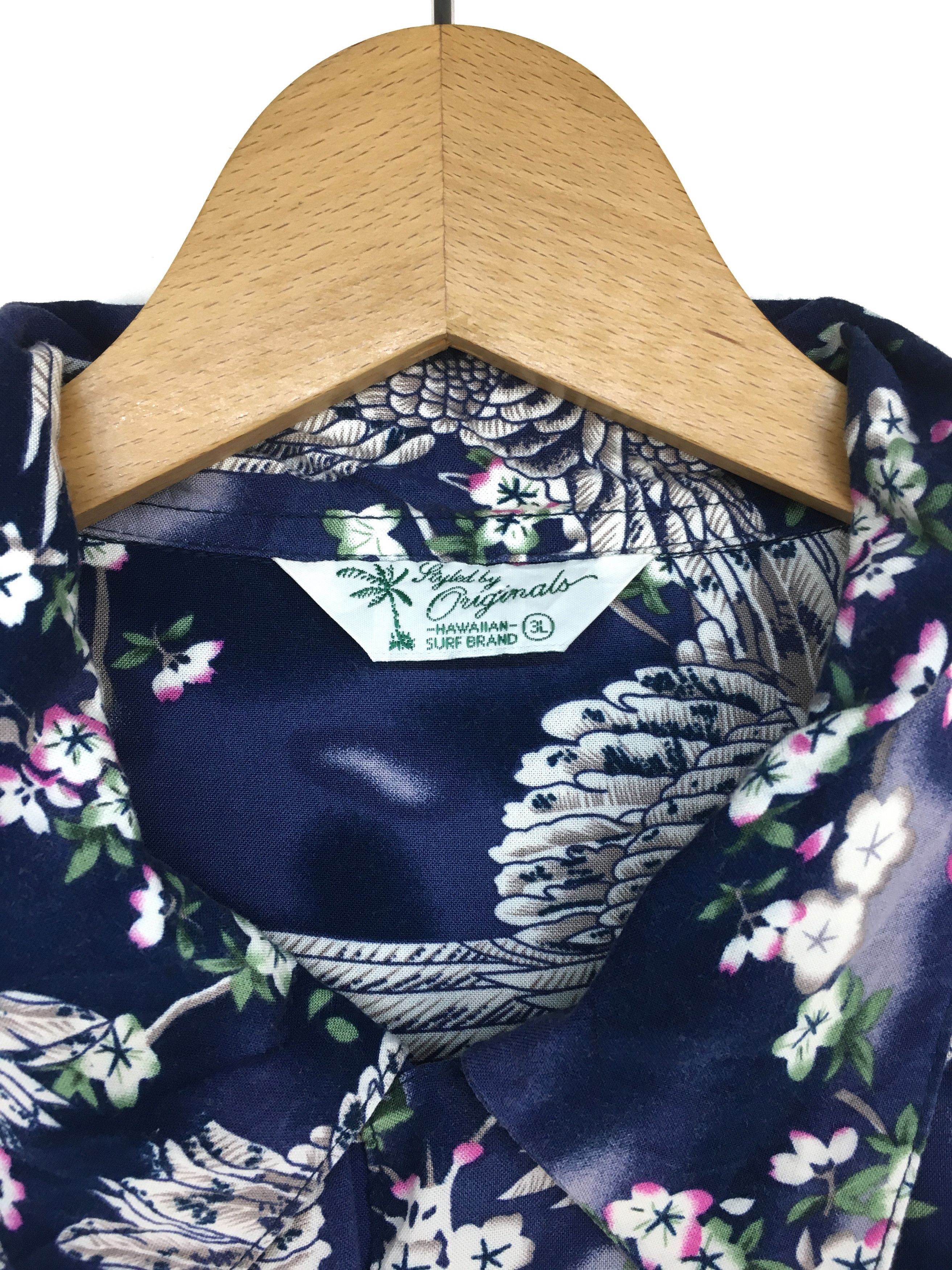 Japanese Brand Vintage Japanese Hawaiian Bird Blossom Shirt Size US XL / EU 56 / 4 - 6 Thumbnail