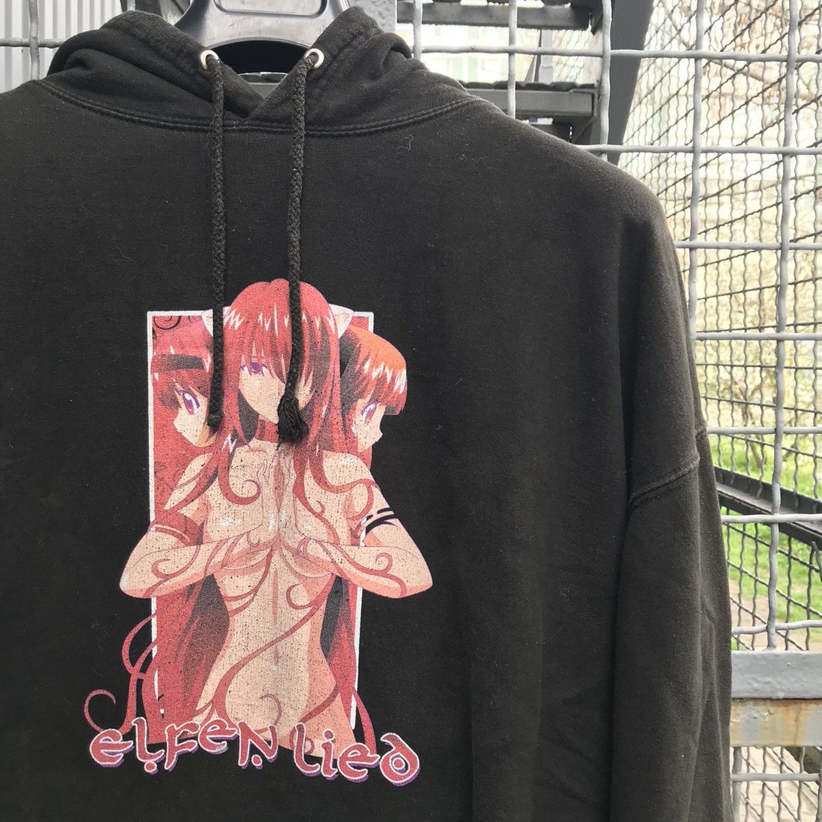 Vintage vintage elfen lied anime hoodie Size US XXL / EU 58 / 5 - 5 Thumbnail