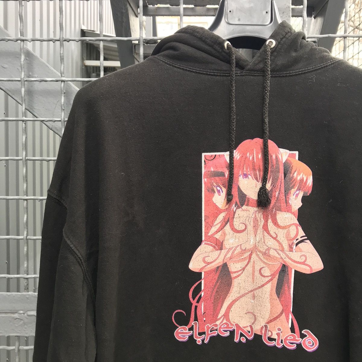 Vintage vintage elfen lied anime hoodie Size US XXL / EU 58 / 5 - 4 Thumbnail
