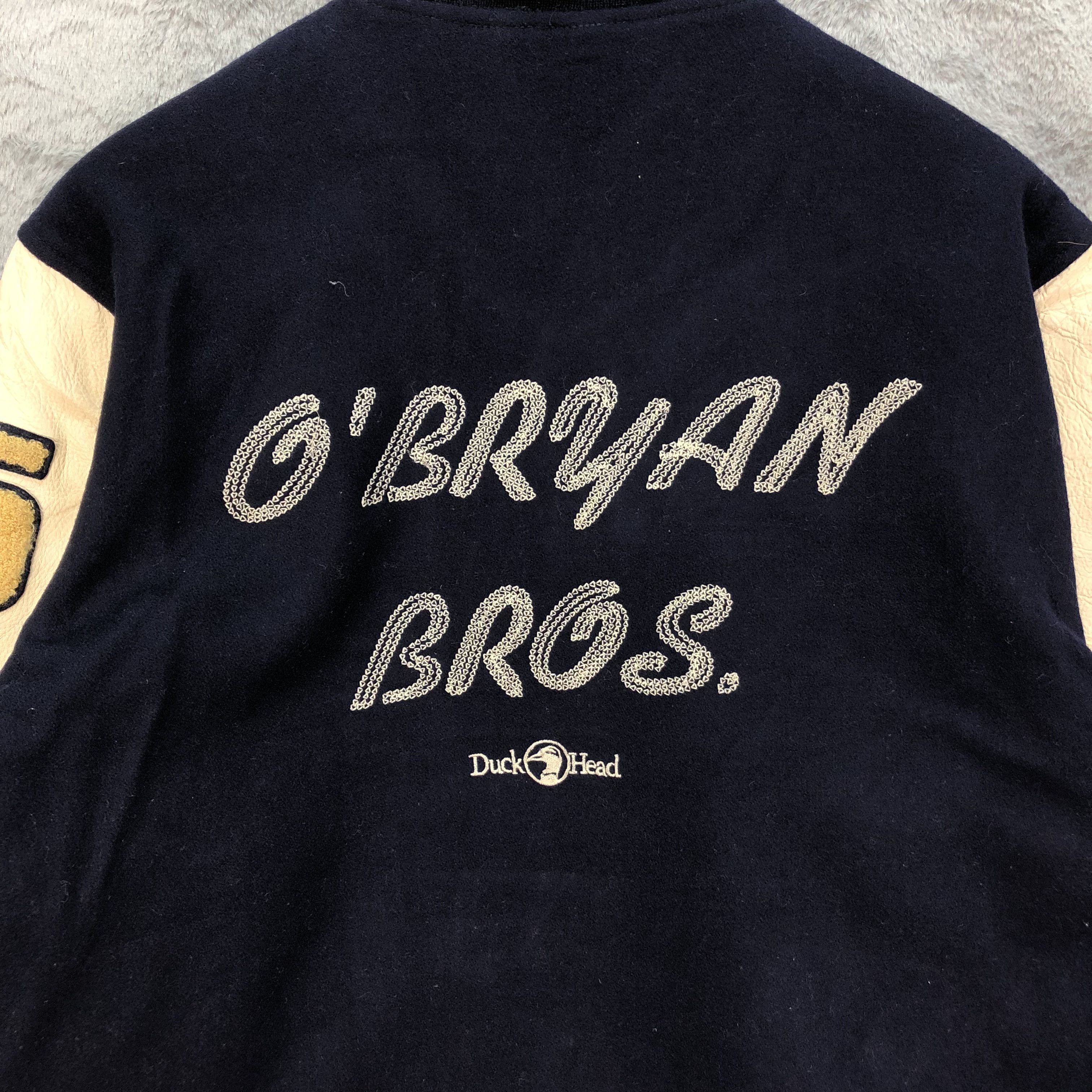 Duck Head O'BRYAN BROS Duck Head Wool Leather Varsity Jacket #4911-27 Size US M / EU 48-50 / 2 - 14 Thumbnail