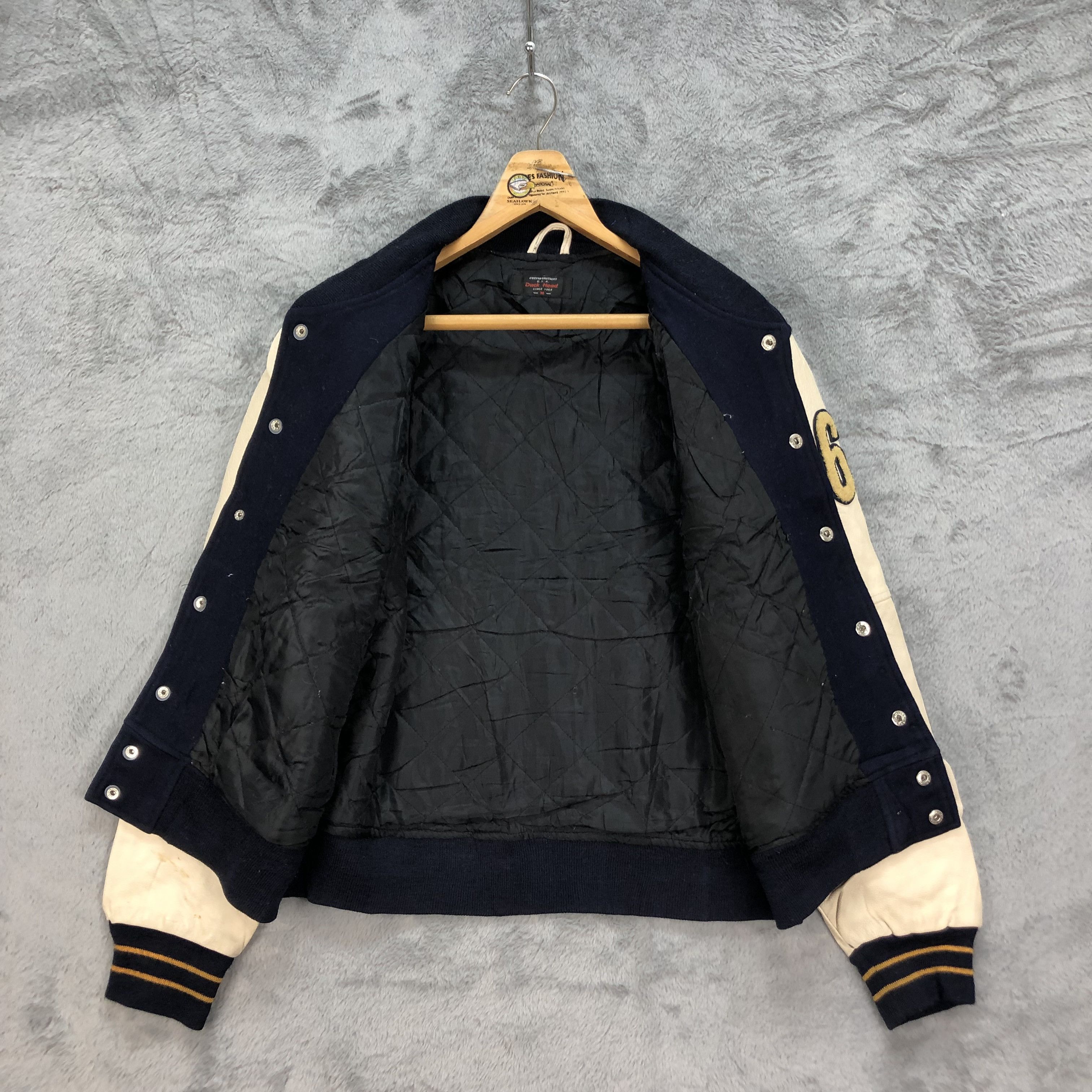 Duck Head O'BRYAN BROS Duck Head Wool Leather Varsity Jacket #4911-27 Size US M / EU 48-50 / 2 - 9 Thumbnail