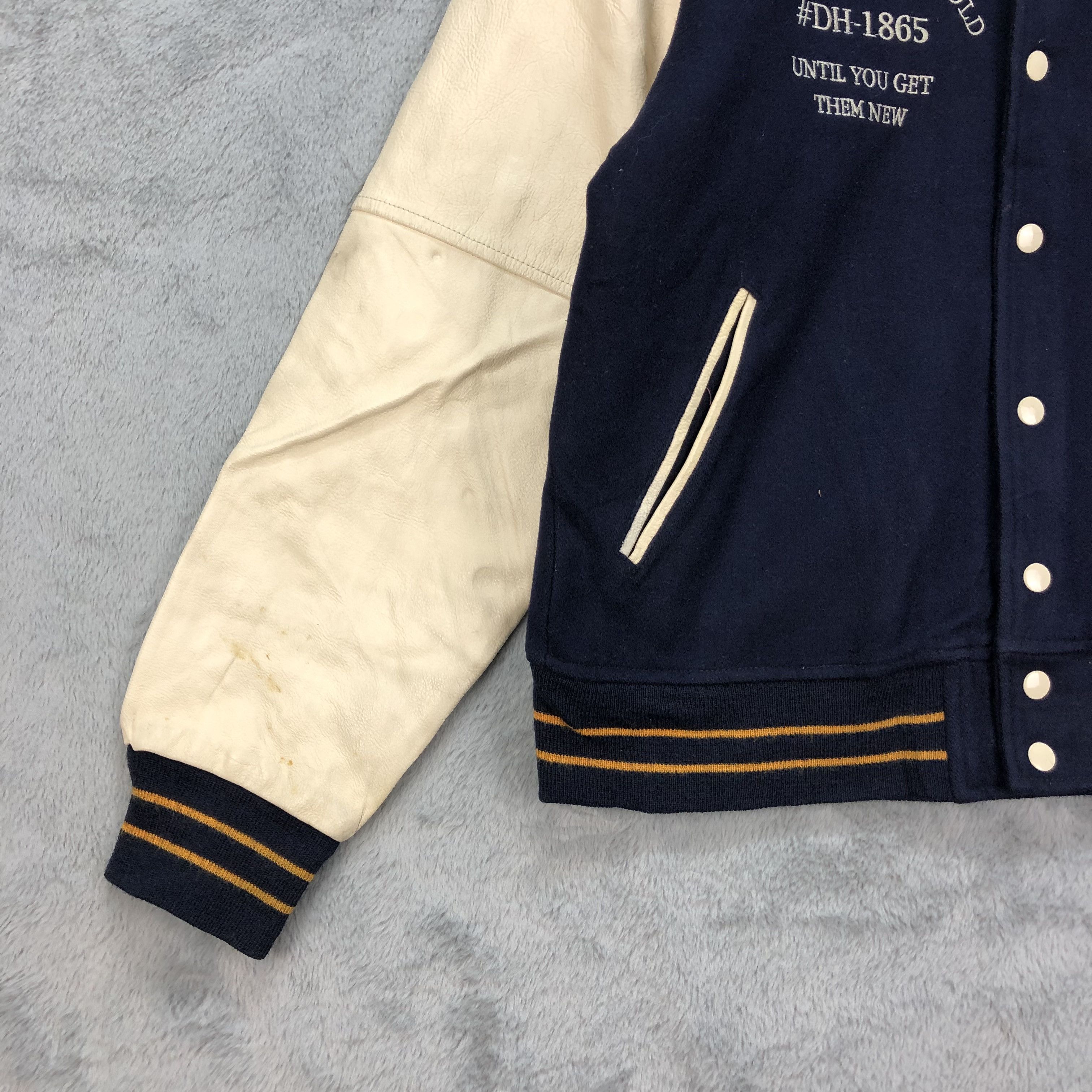 Duck Head O'BRYAN BROS Duck Head Wool Leather Varsity Jacket #4911-27 Size US M / EU 48-50 / 2 - 5 Thumbnail
