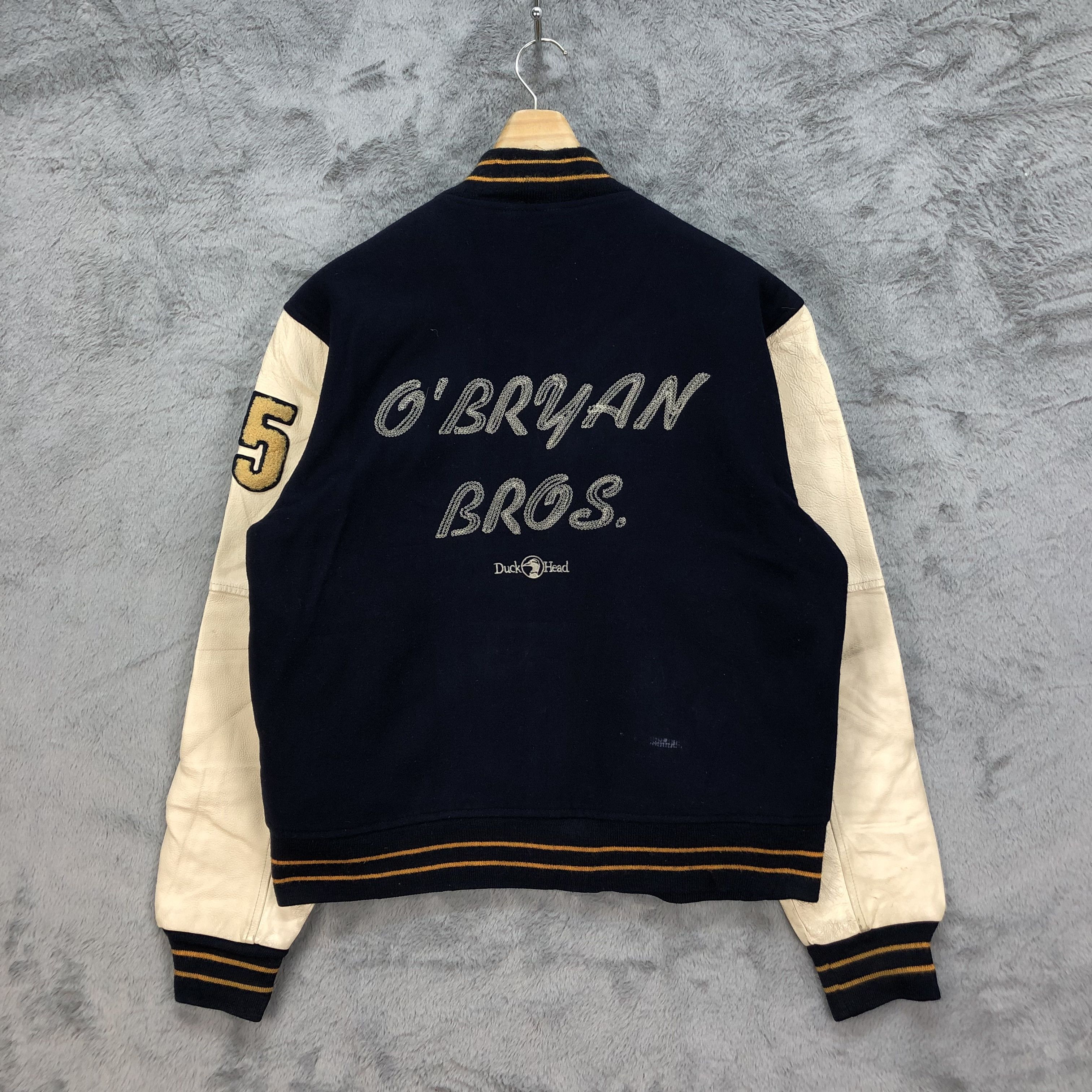 Duck Head O'BRYAN BROS Duck Head Wool Leather Varsity Jacket #4911-27 Size US M / EU 48-50 / 2 - 13 Thumbnail